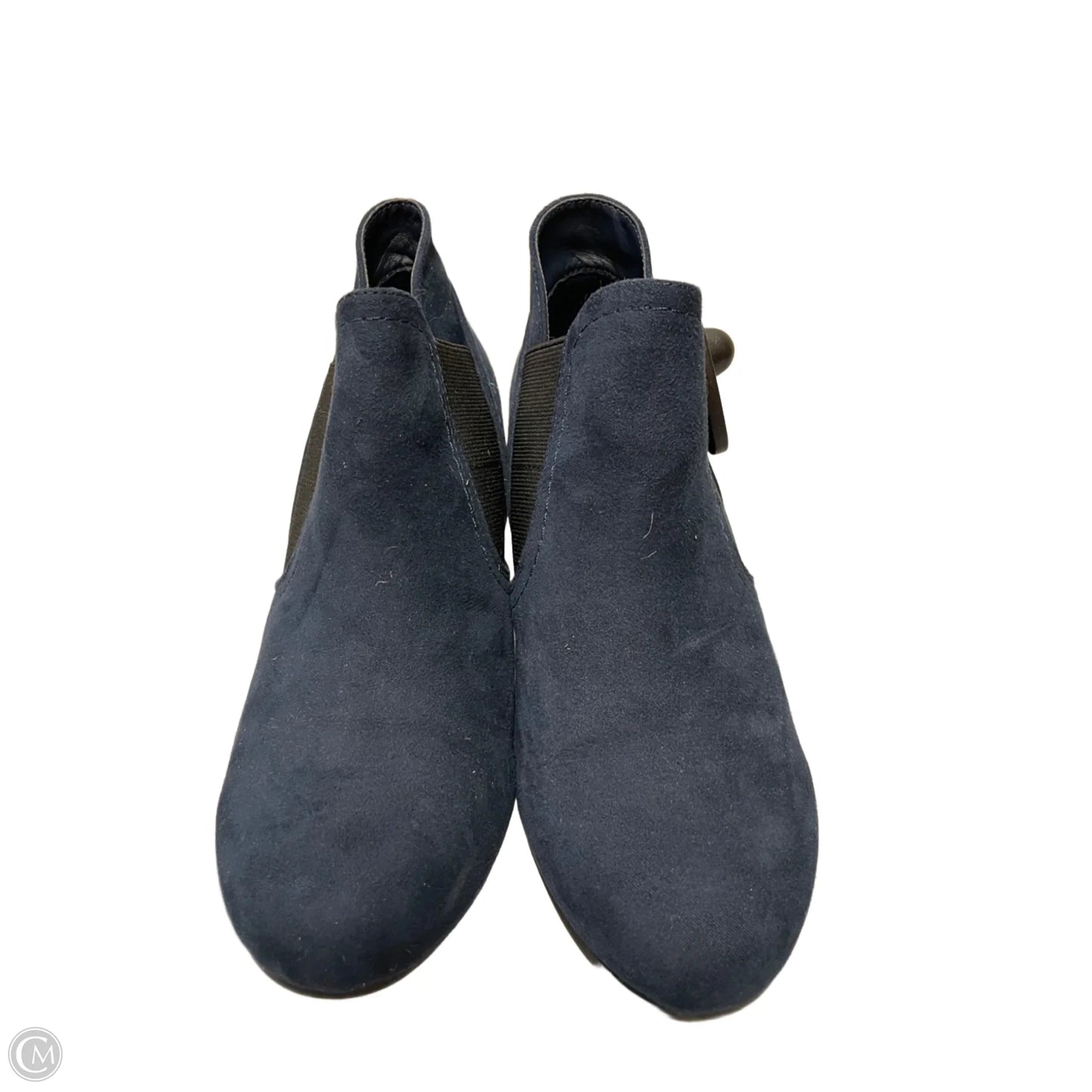 Boots Ankle Heels By Croft And Barrow In Blue, Size: 7.5