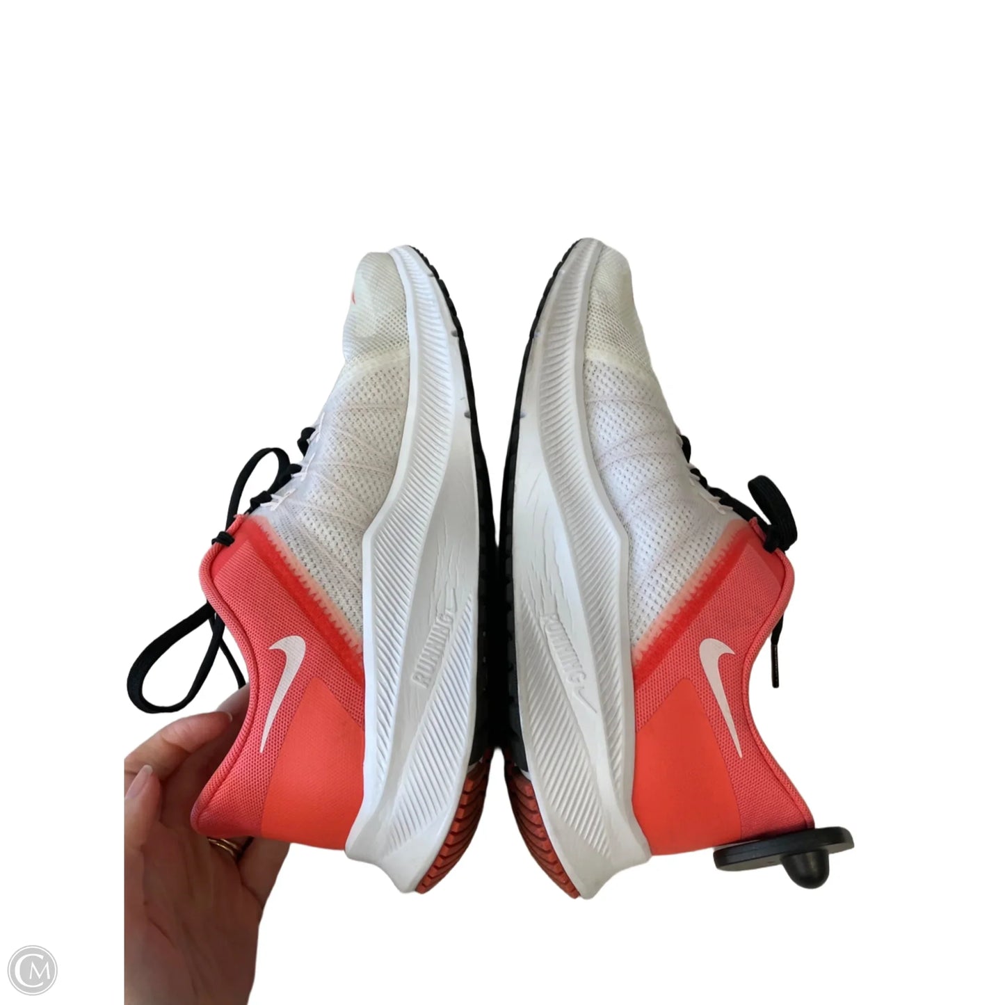 Shoes Athletic By Nike In Orange & White, Size: 11