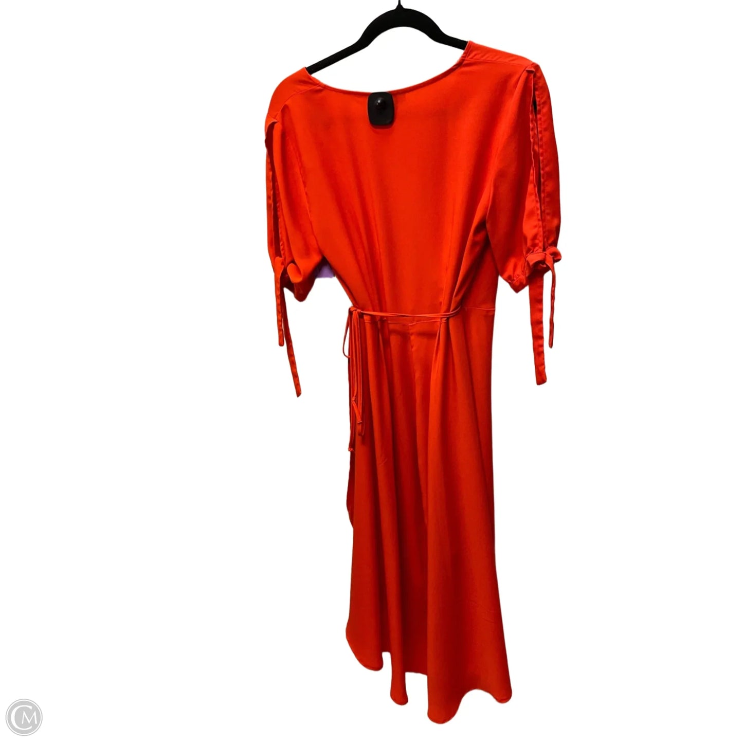 Dress Casual Midi By Top Shop In Orange, Size: M