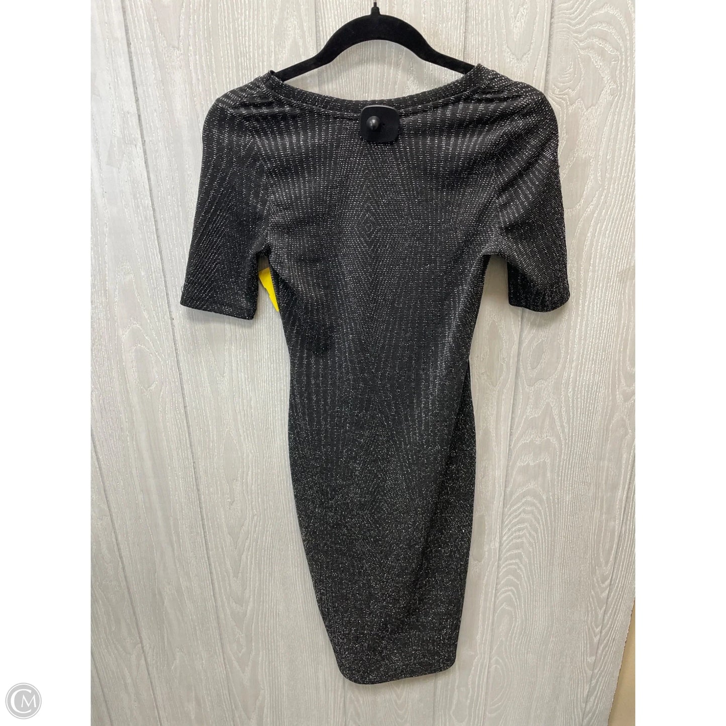 Dress Casual Short By Haute Monde In Black & Silver, Size: S