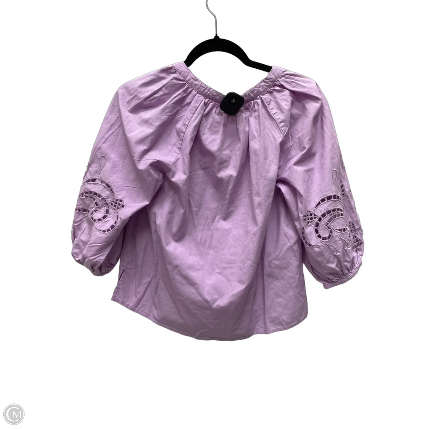 Top Short Sleeve By Vince Camuto In Purple, Size: S