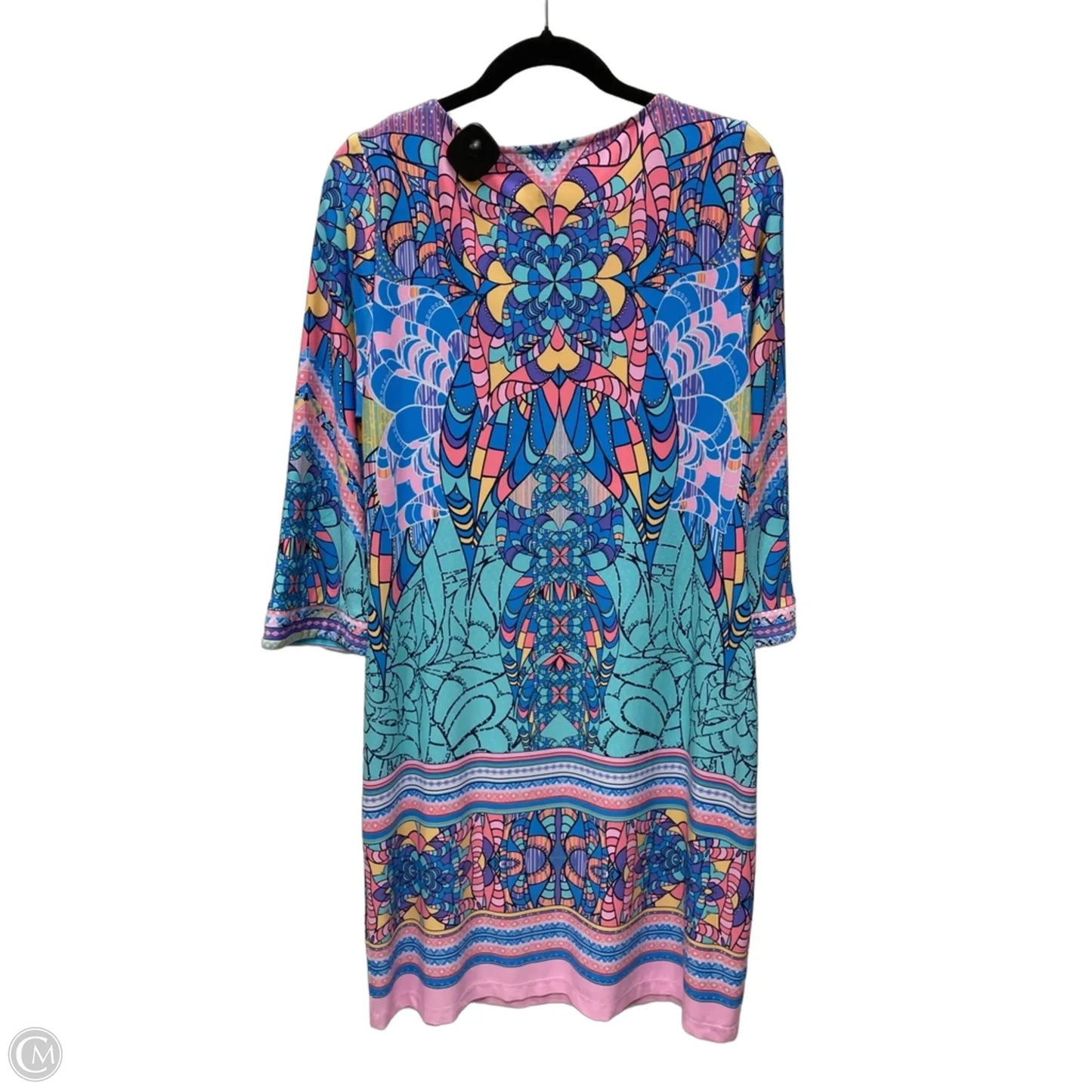 Dress Casual Short By Msk In Geometric Pattern, Size: L