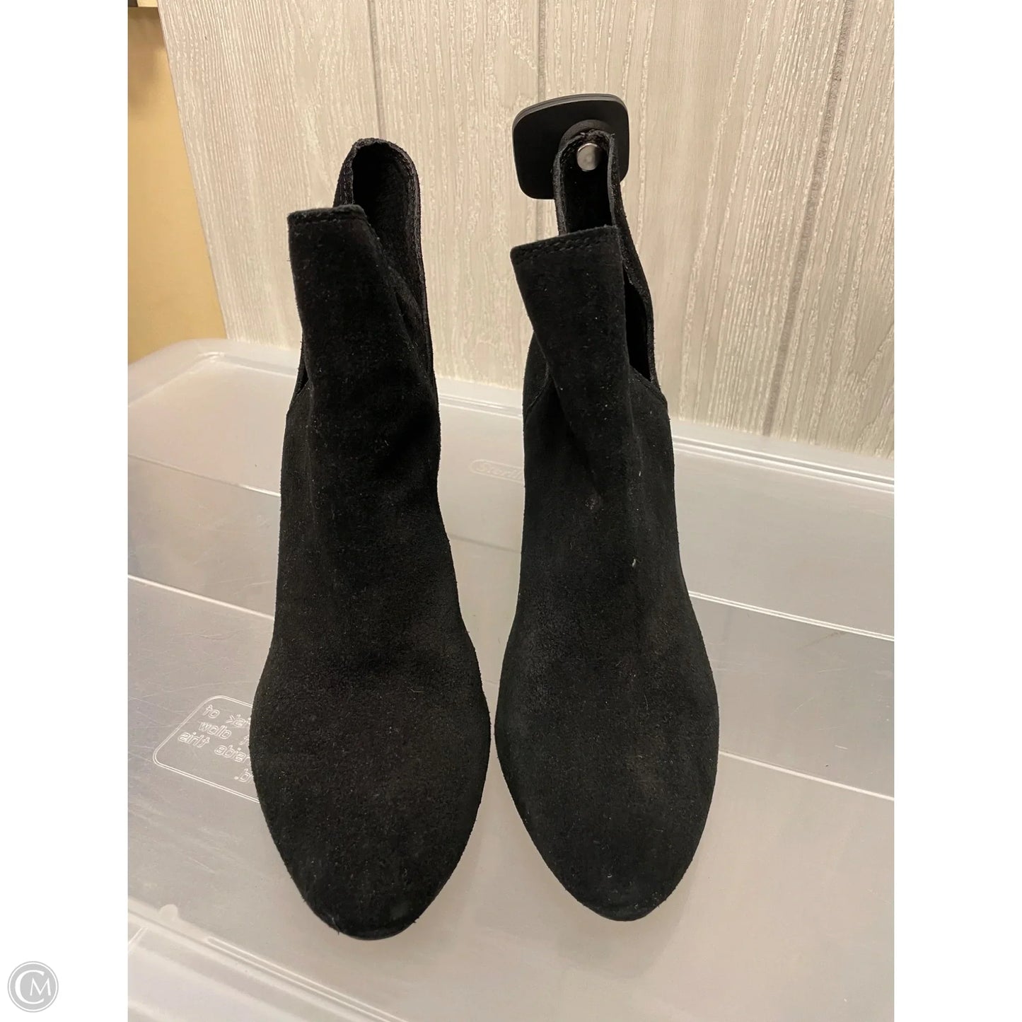 Boots Ankle Heels By Steve Madden In Black, Size: 8