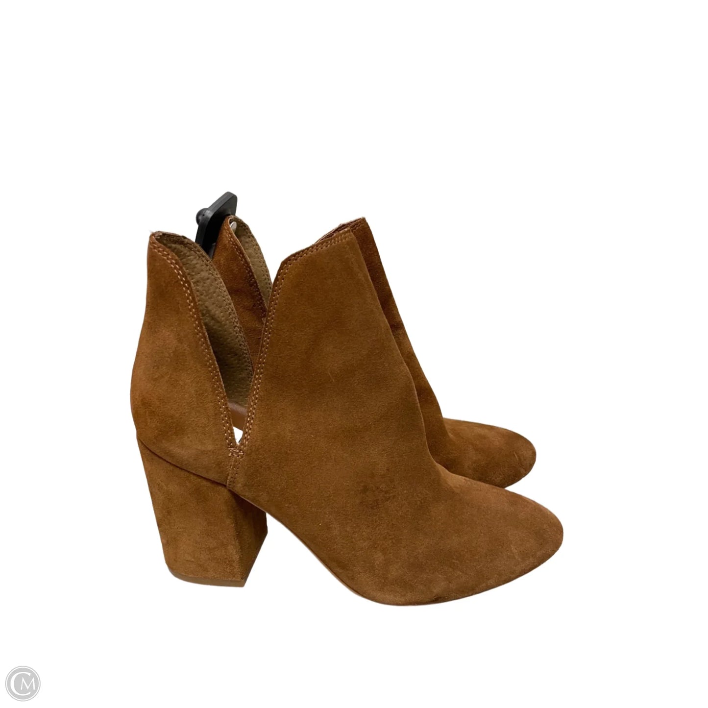 Boots Ankle Heels By Steve Madden In Brown, Size: 8