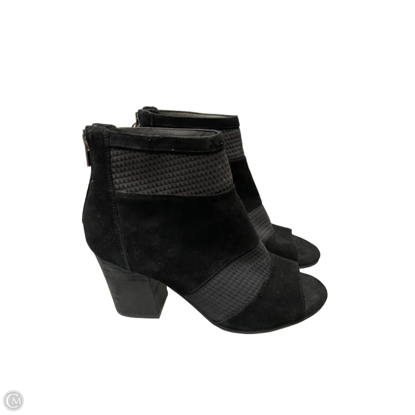 Boots Ankle Heels By Reba In Black, Size: 7.5