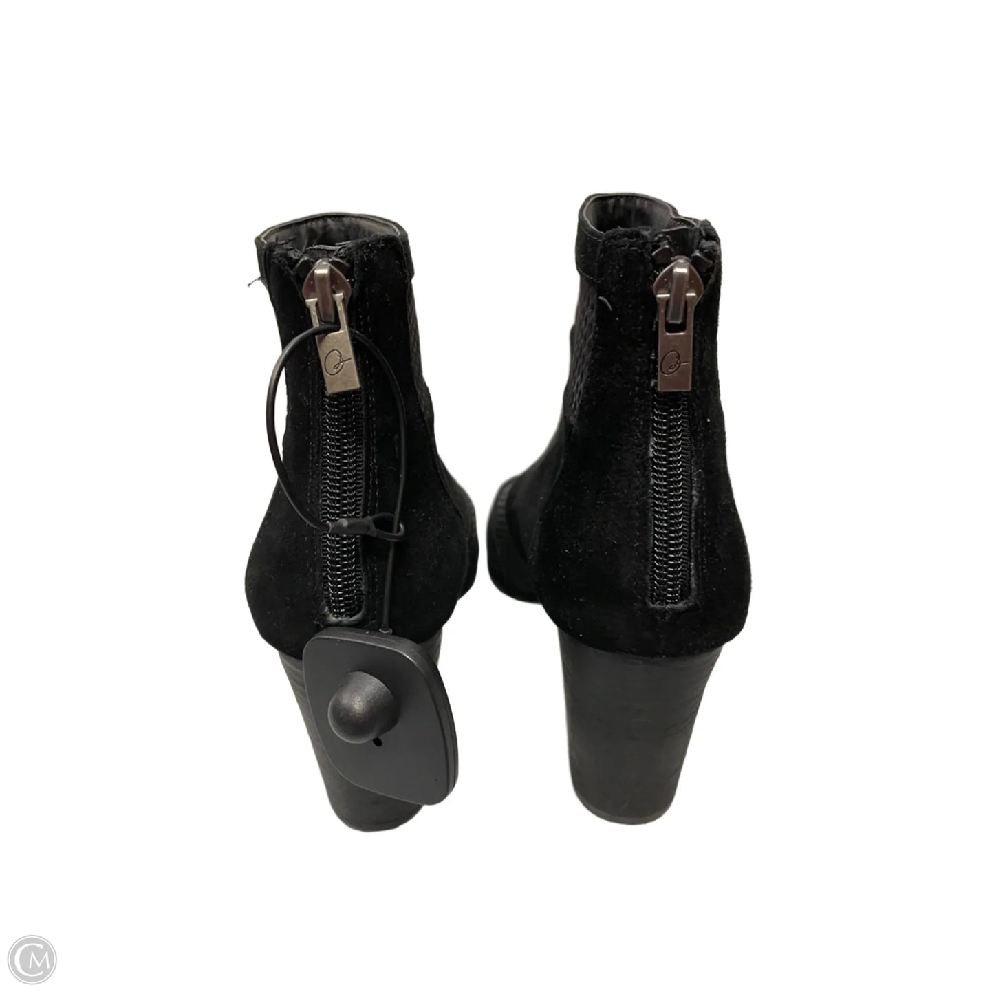 Boots Ankle Heels By Reba In Black, Size: 7.5