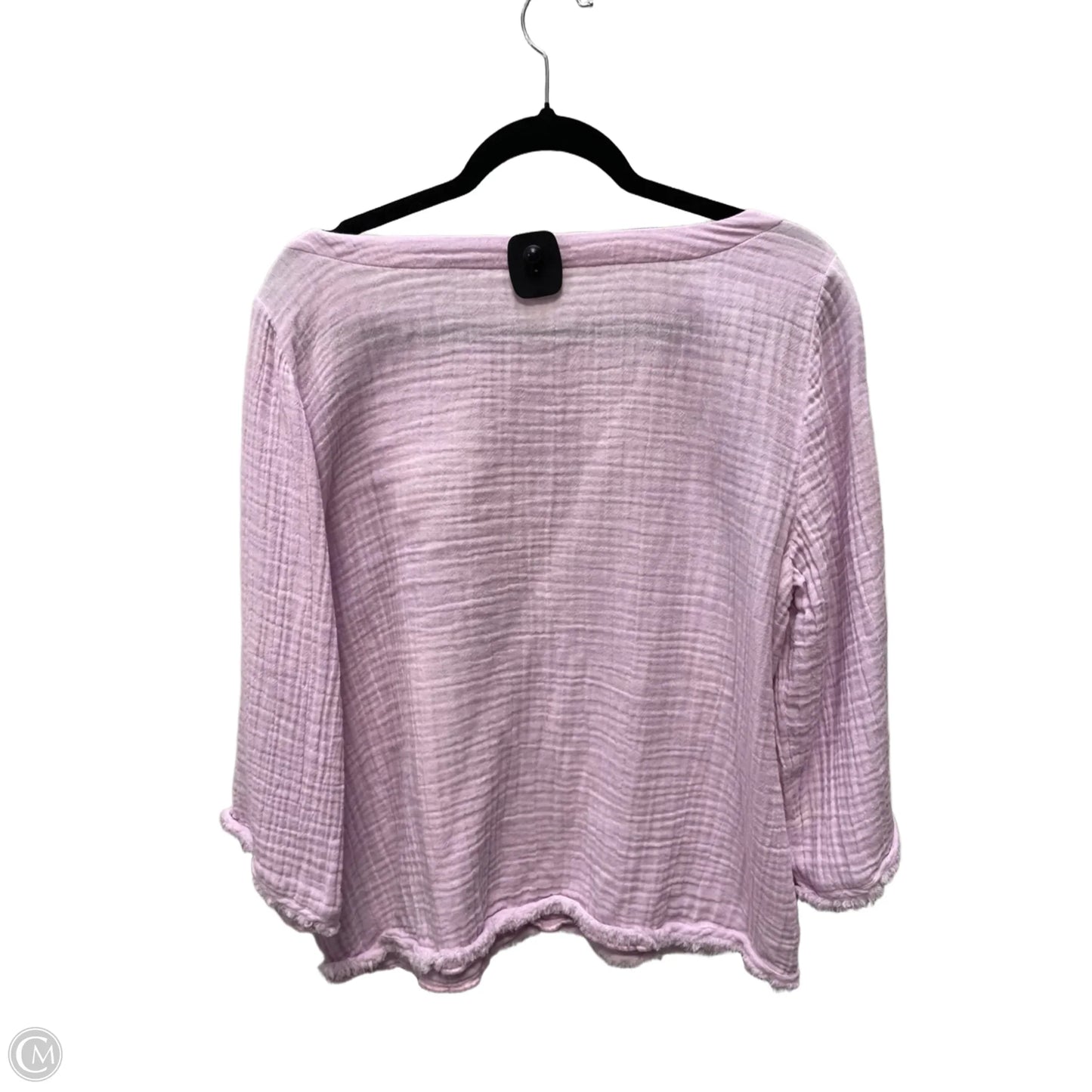 Top Long Sleeve By Eileen Fisher In Purple, Size: L