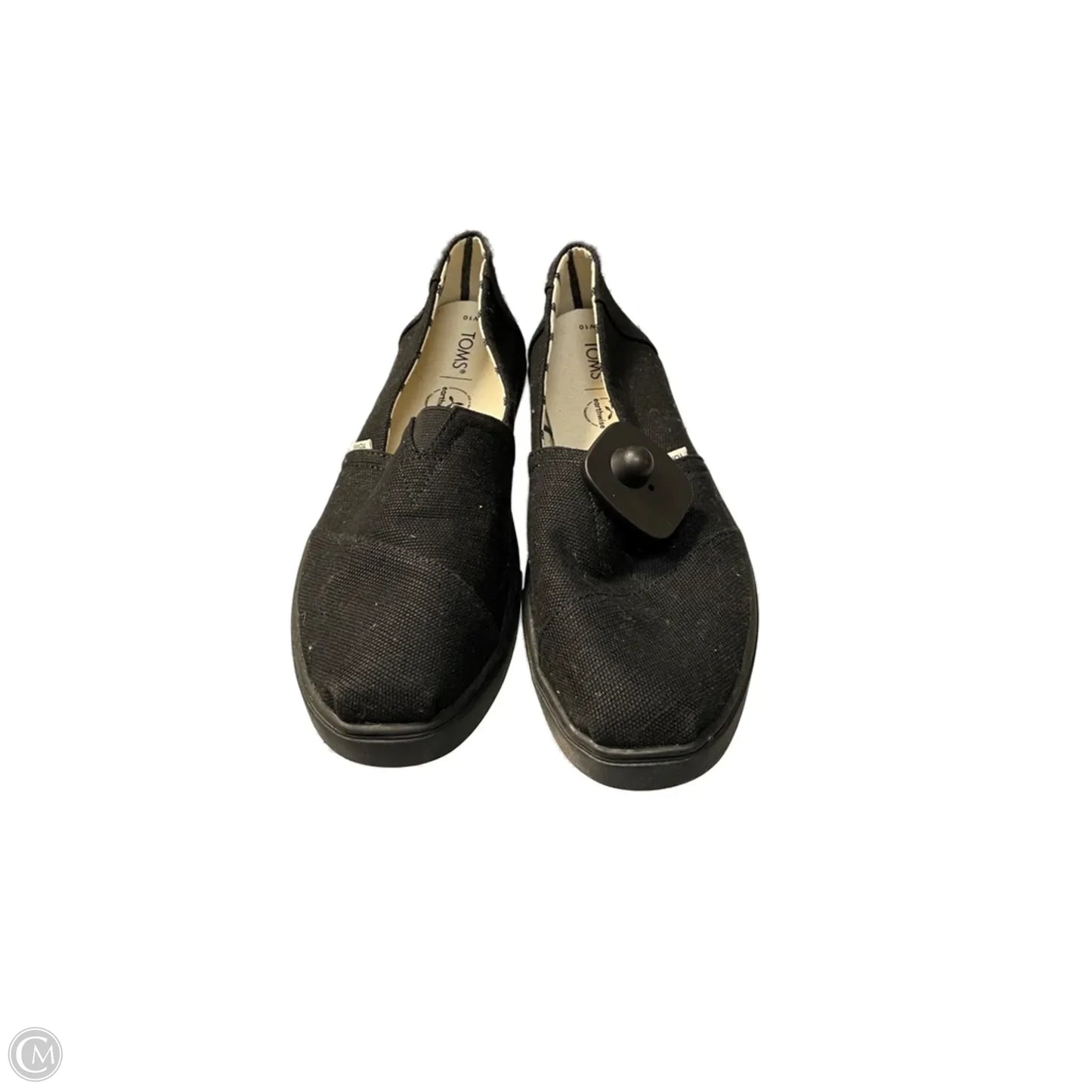 Shoes Flats By Toms In Black, Size: 10