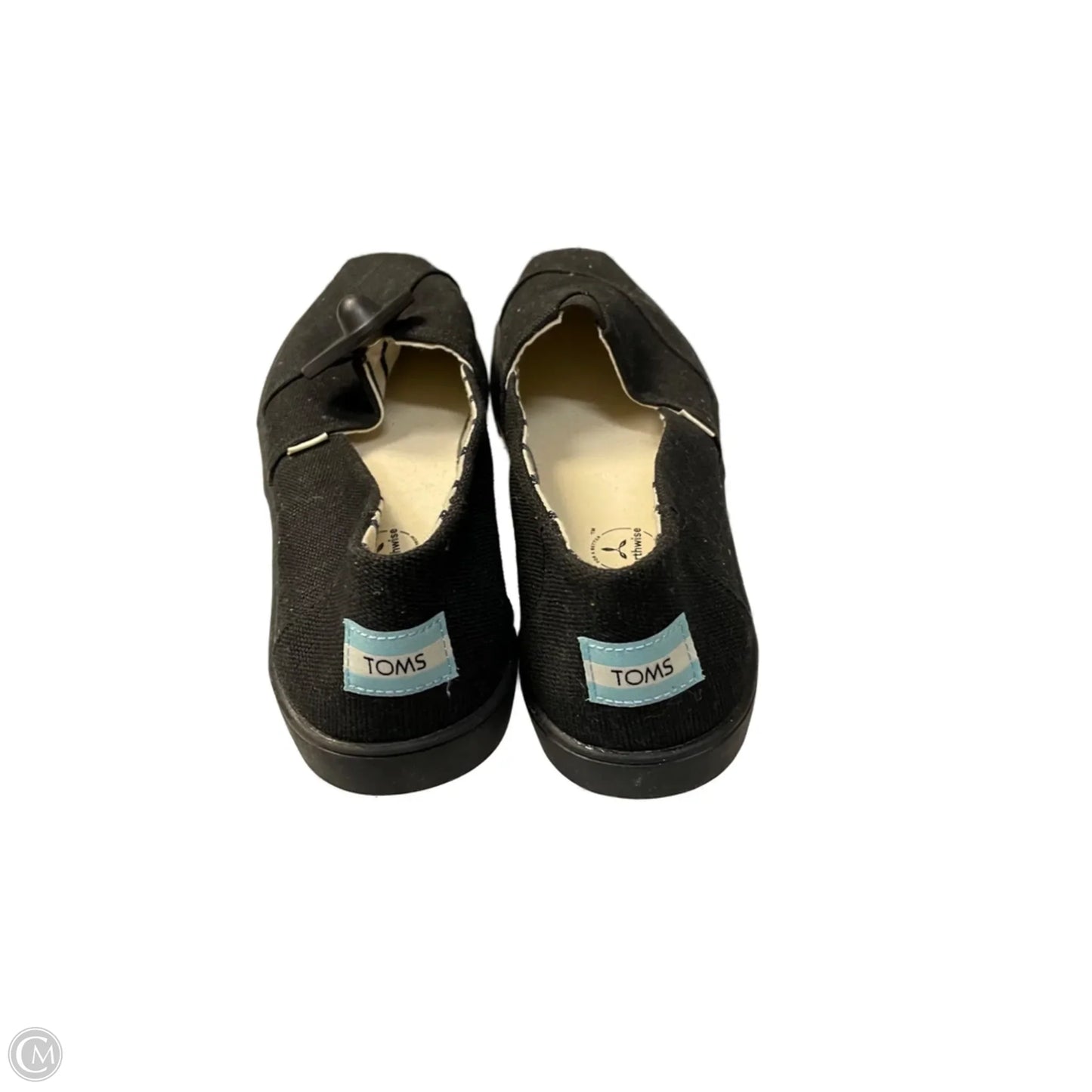 Shoes Flats By Toms In Black, Size: 10