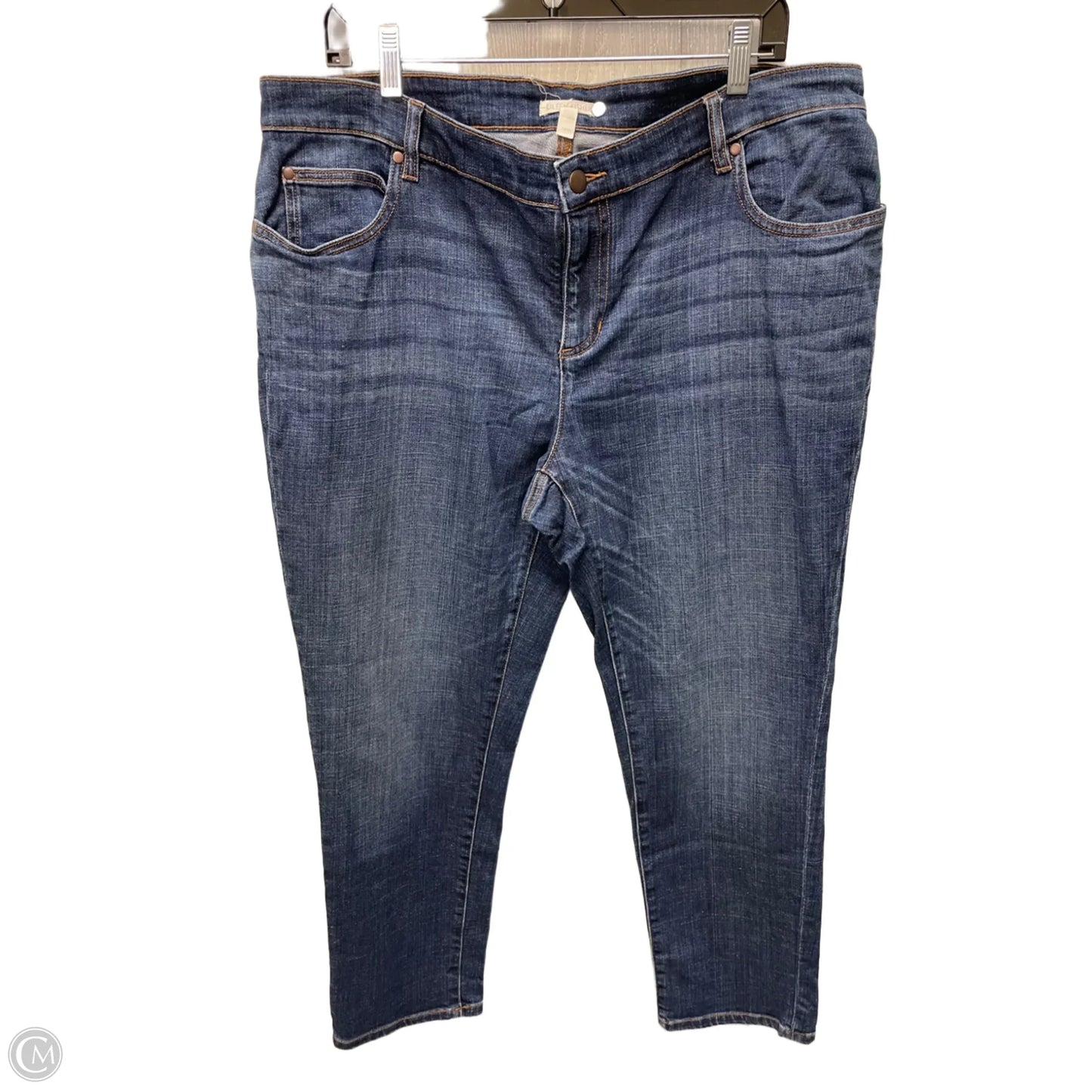 Jeans Boot Cut By Eileen Fisher In Blue Denim, Size: 16