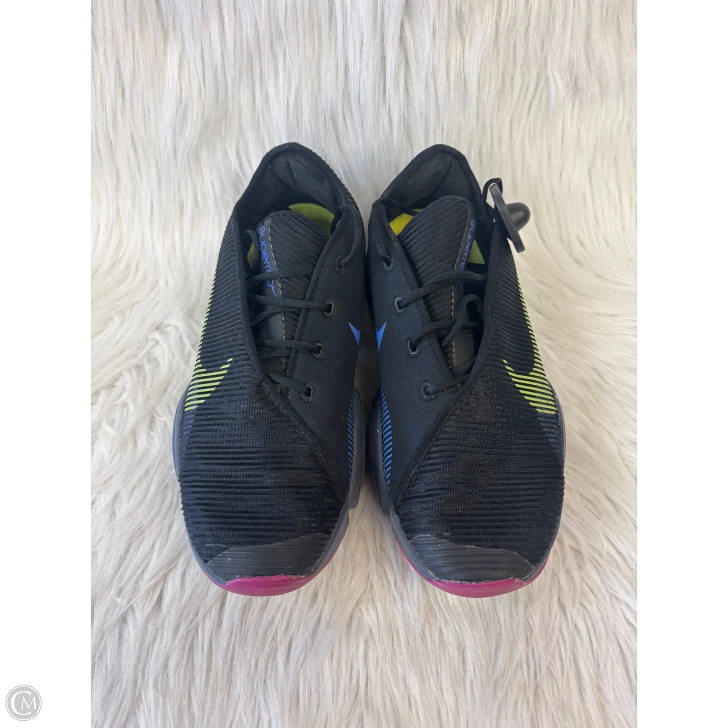 Shoes Athletic By Nike In Black & Green, Size: 8.5