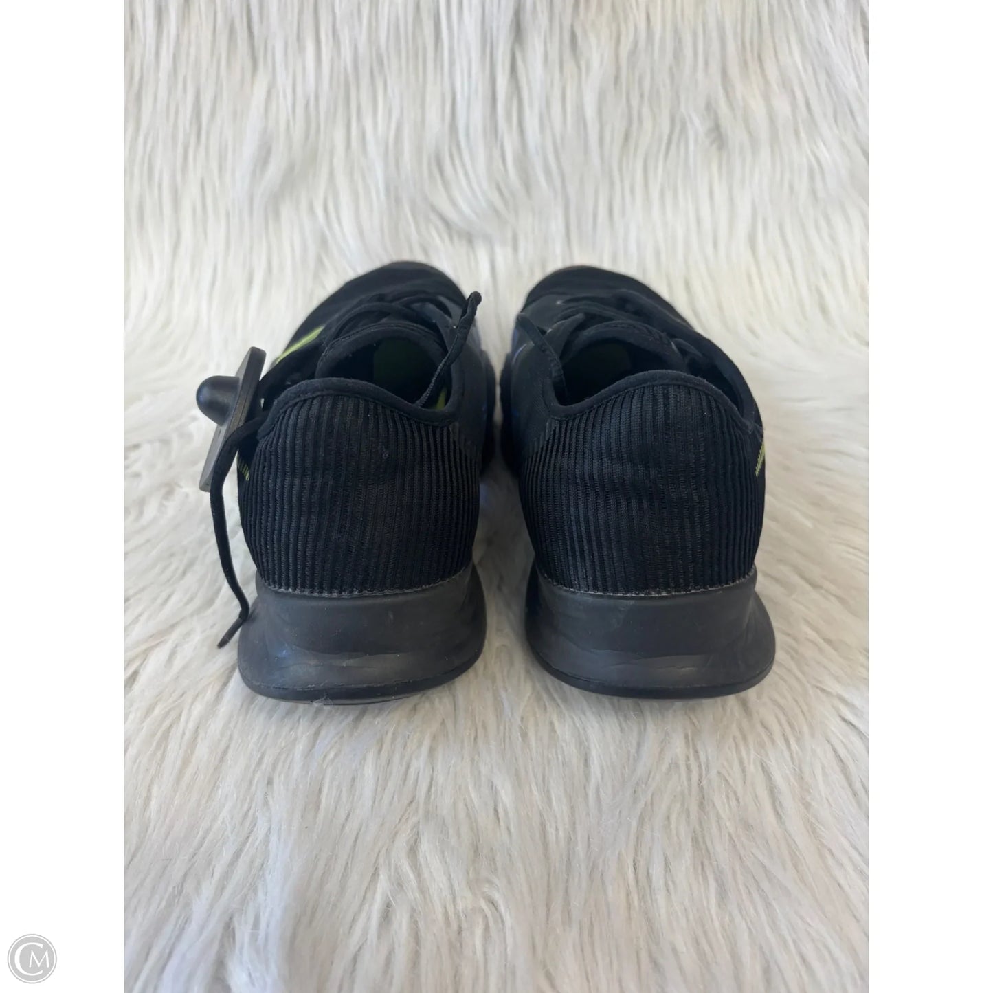 Shoes Athletic By Nike In Black & Green, Size: 8.5