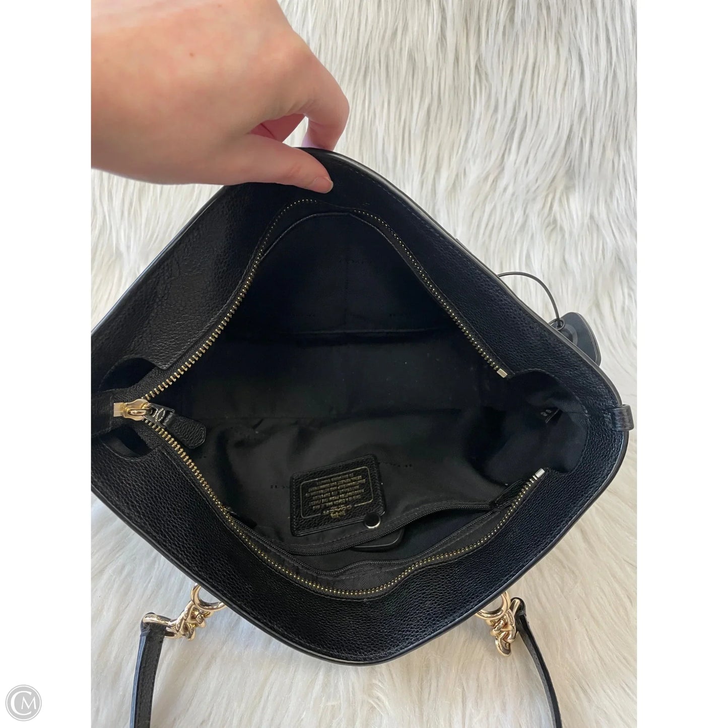 Handbag Designer By Coach, Size: Medium