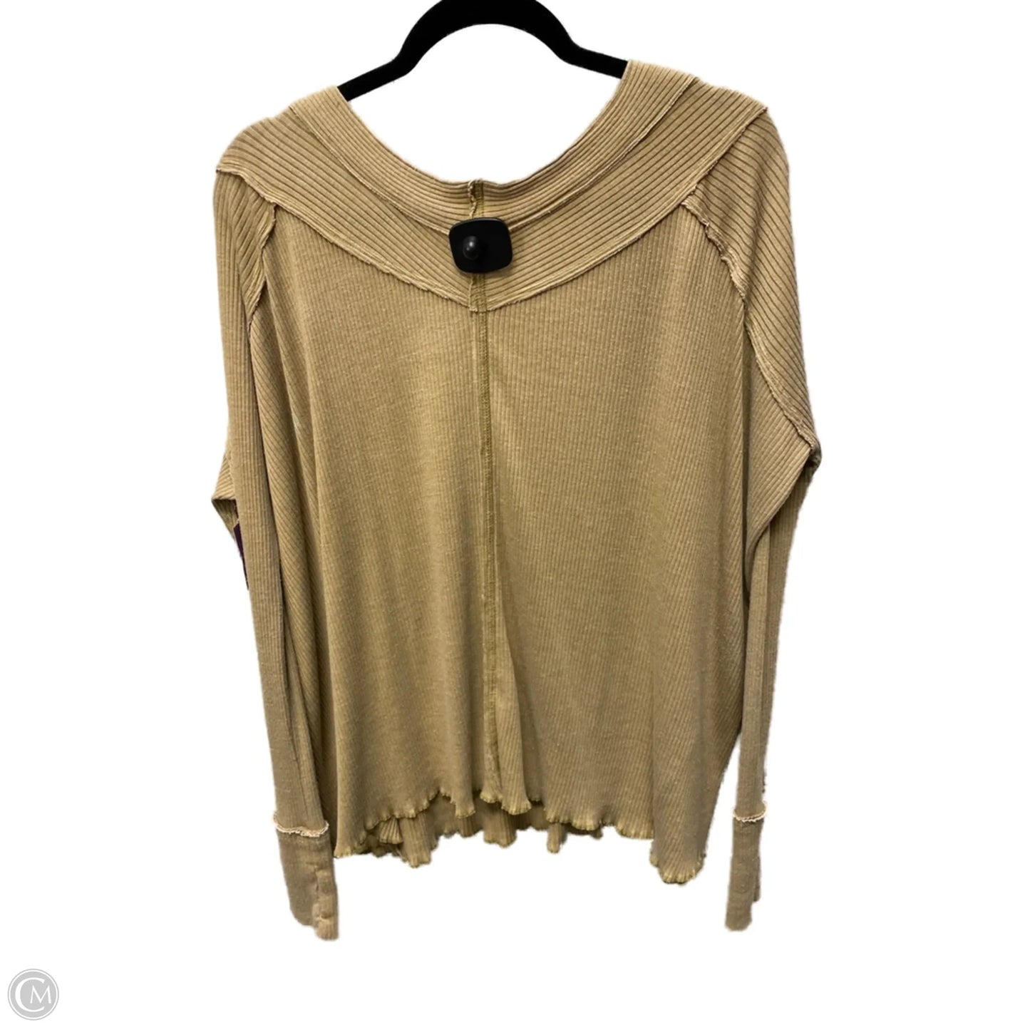Top Long Sleeve By We The Free In Chartreuse, Size: S