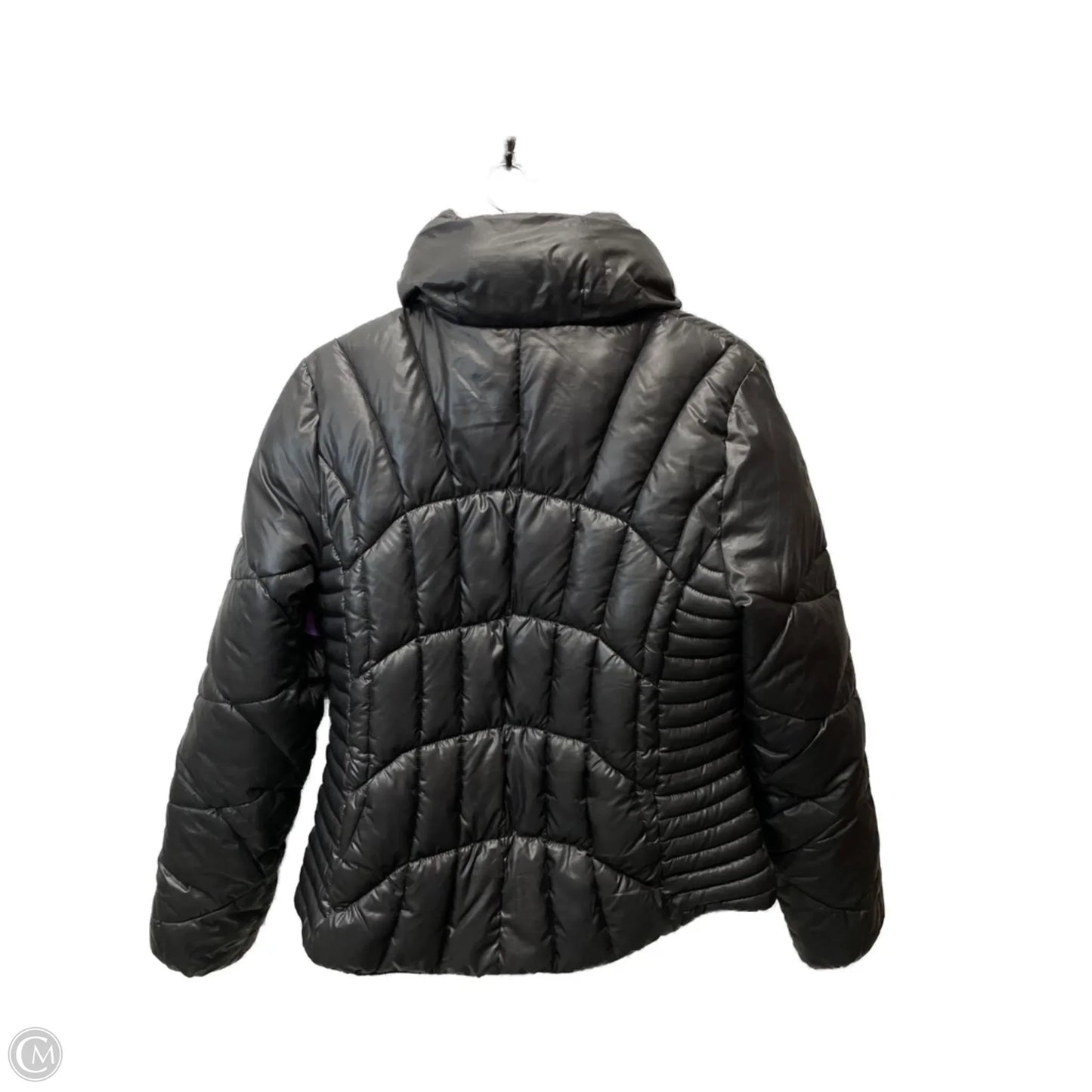 Coat Puffer & Quilted By Guess In Black, Size: L