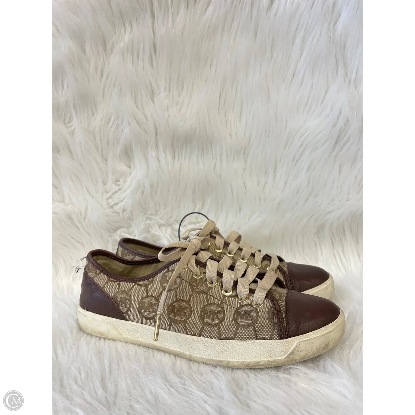 Shoes Designer By Michael Kors In Brown & Tan, Size: 8.5