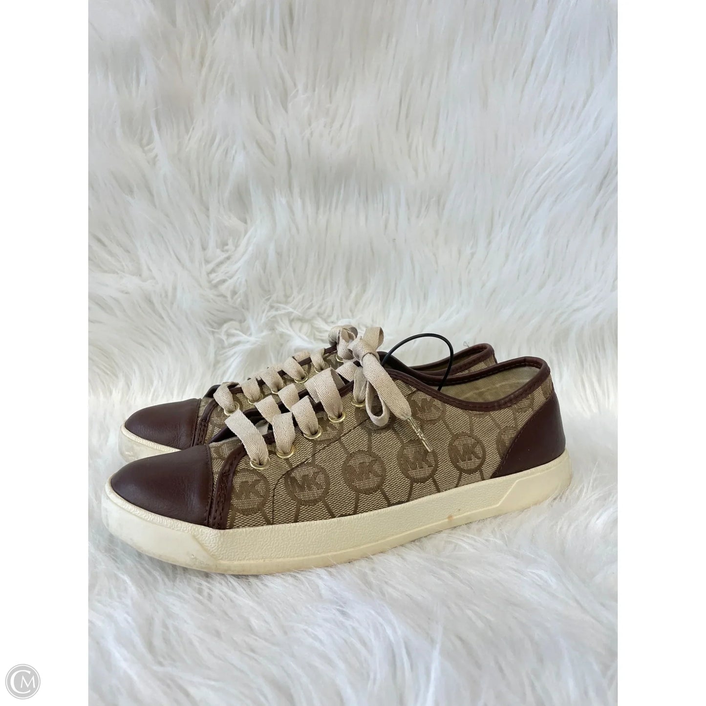 Shoes Designer By Michael Kors In Brown & Tan, Size: 8.5