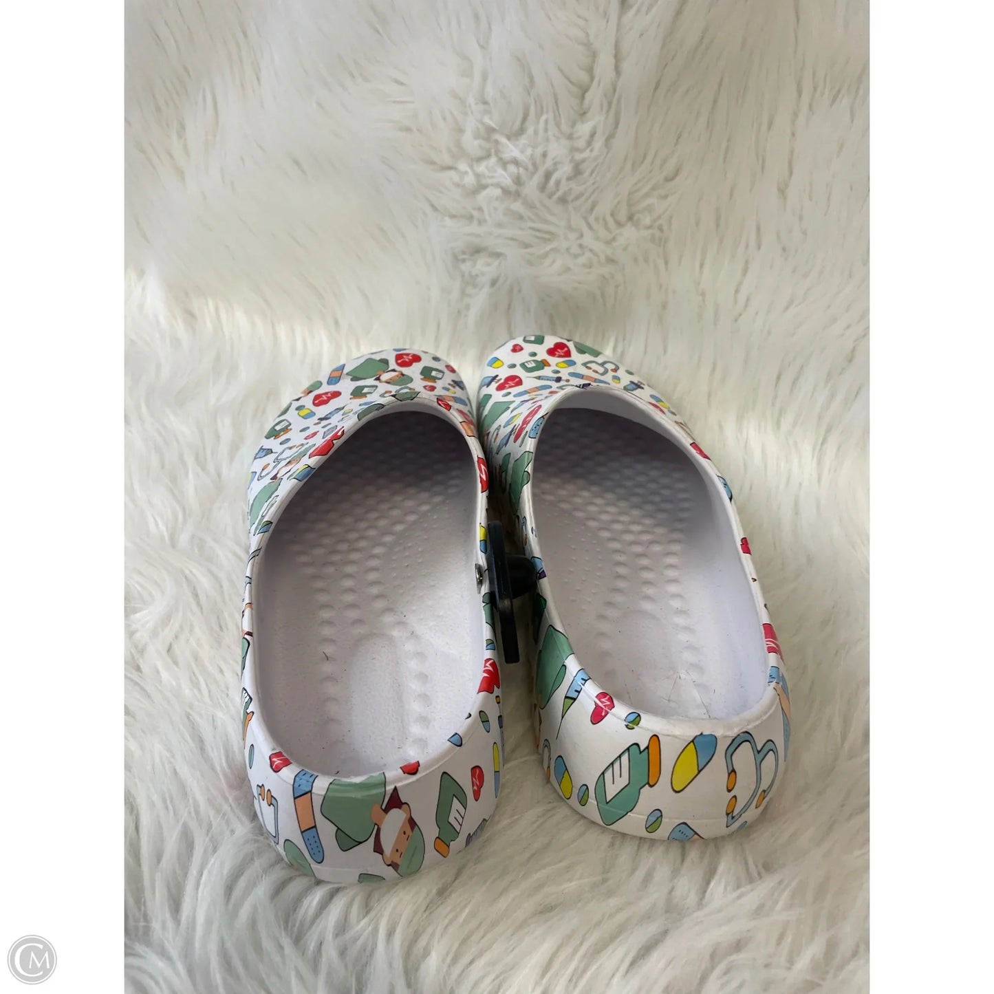 Shoes Flats By Clothes Mentor In Multi-colored, Size: 11