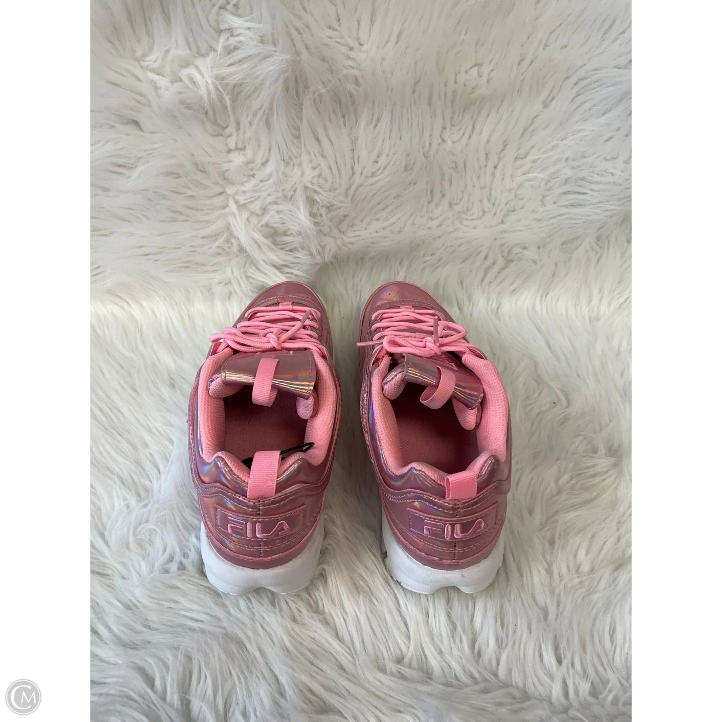 Shoes Sneakers By Fila In Pink, Size: 9.5