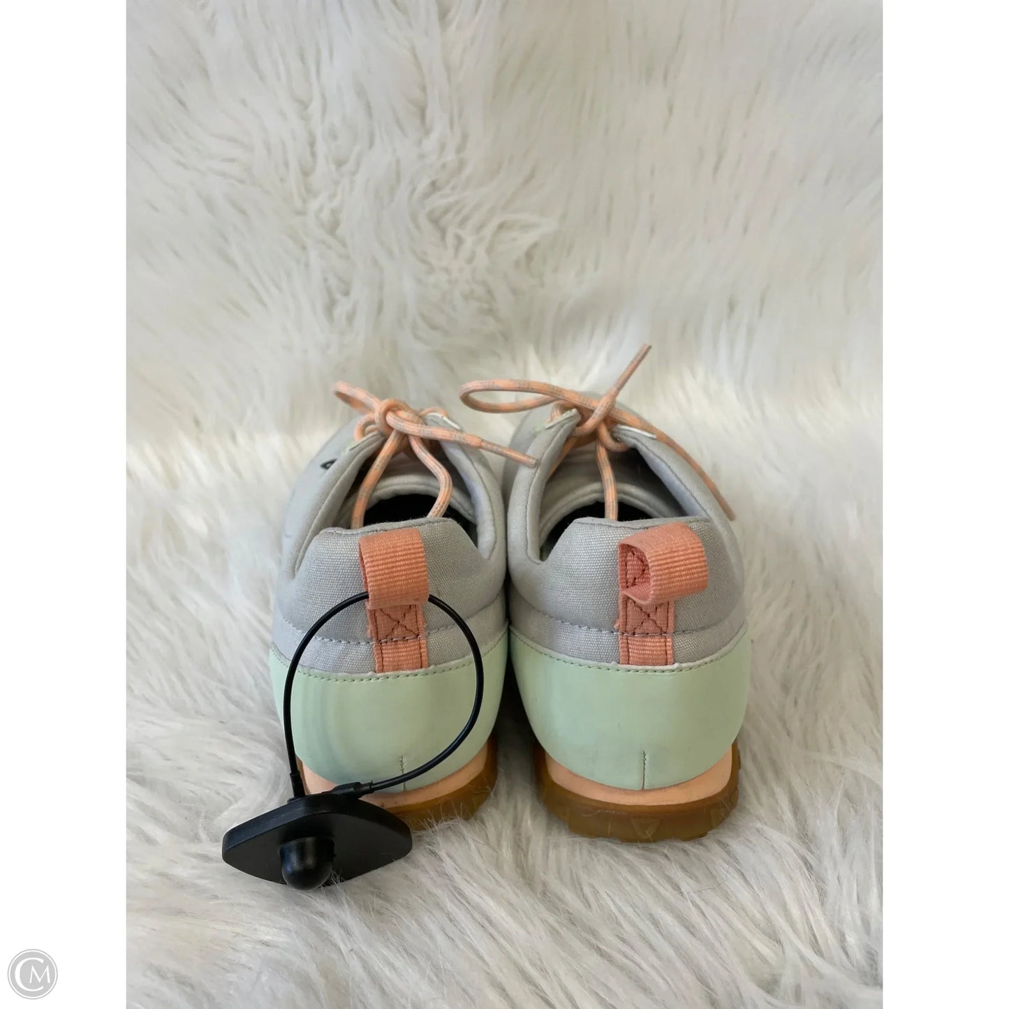 Shoes Sneakers By Teva In Grey & Orange, Size: 7