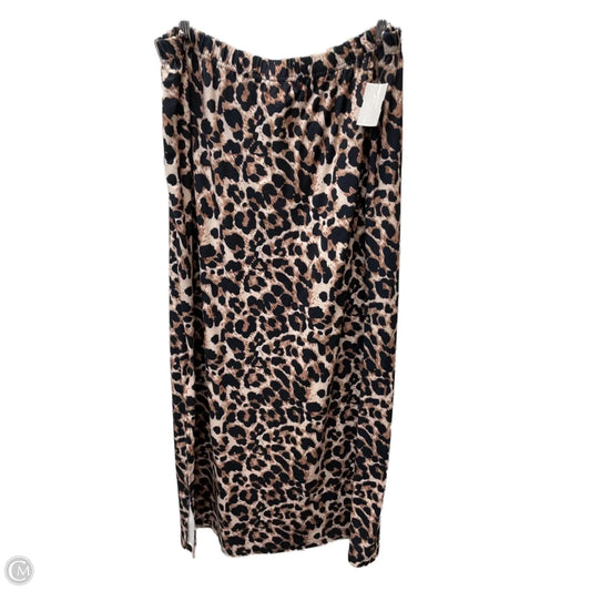 Skirt Maxi By Shein In Animal Print, Size: 26