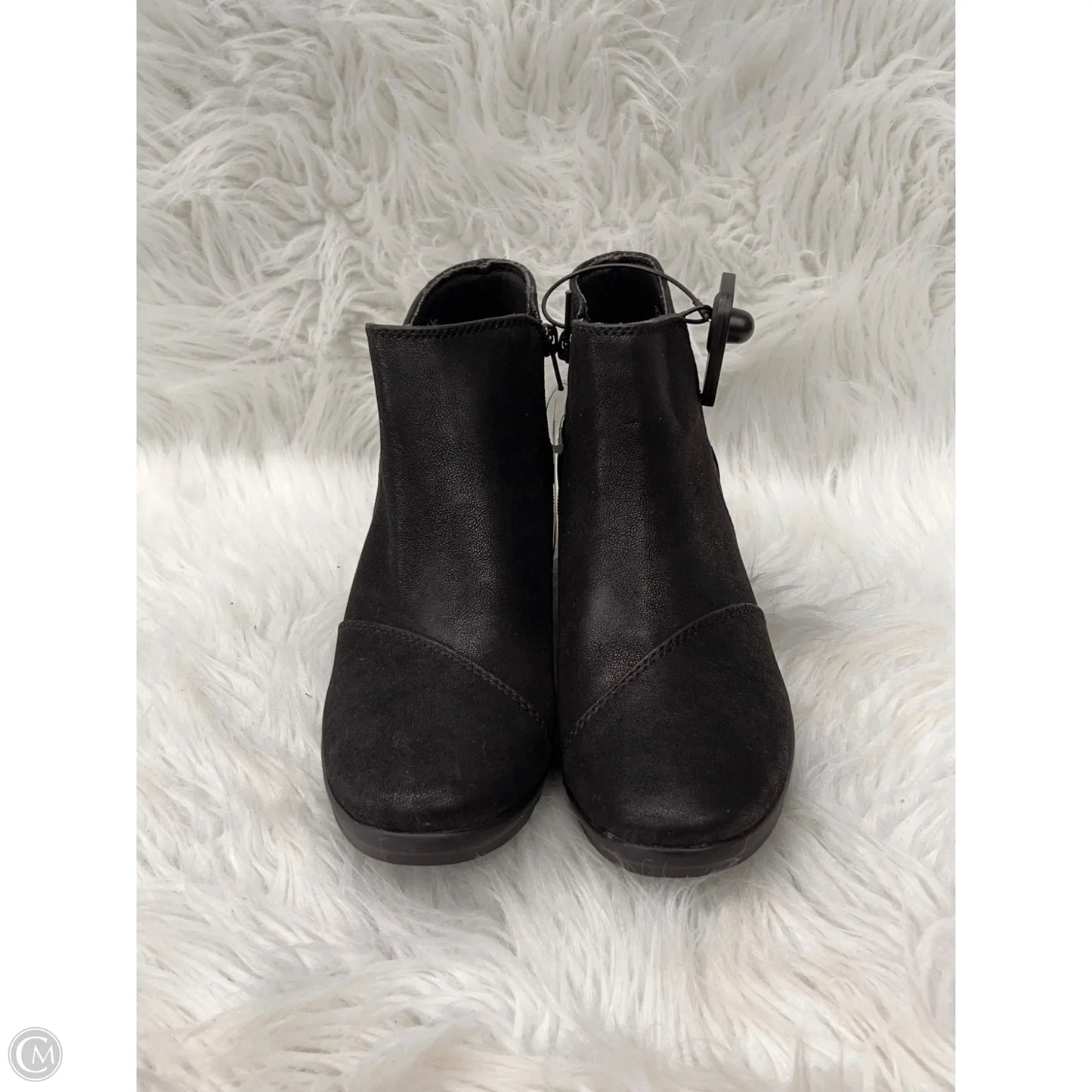 Boots Ankle Heels By Clarks In Black, Size: 7.5