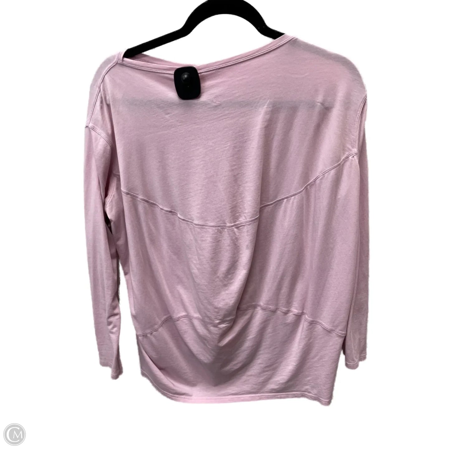 Athletic Top Long Sleeve Crewneck By Lululemon In Pink, Size: 4