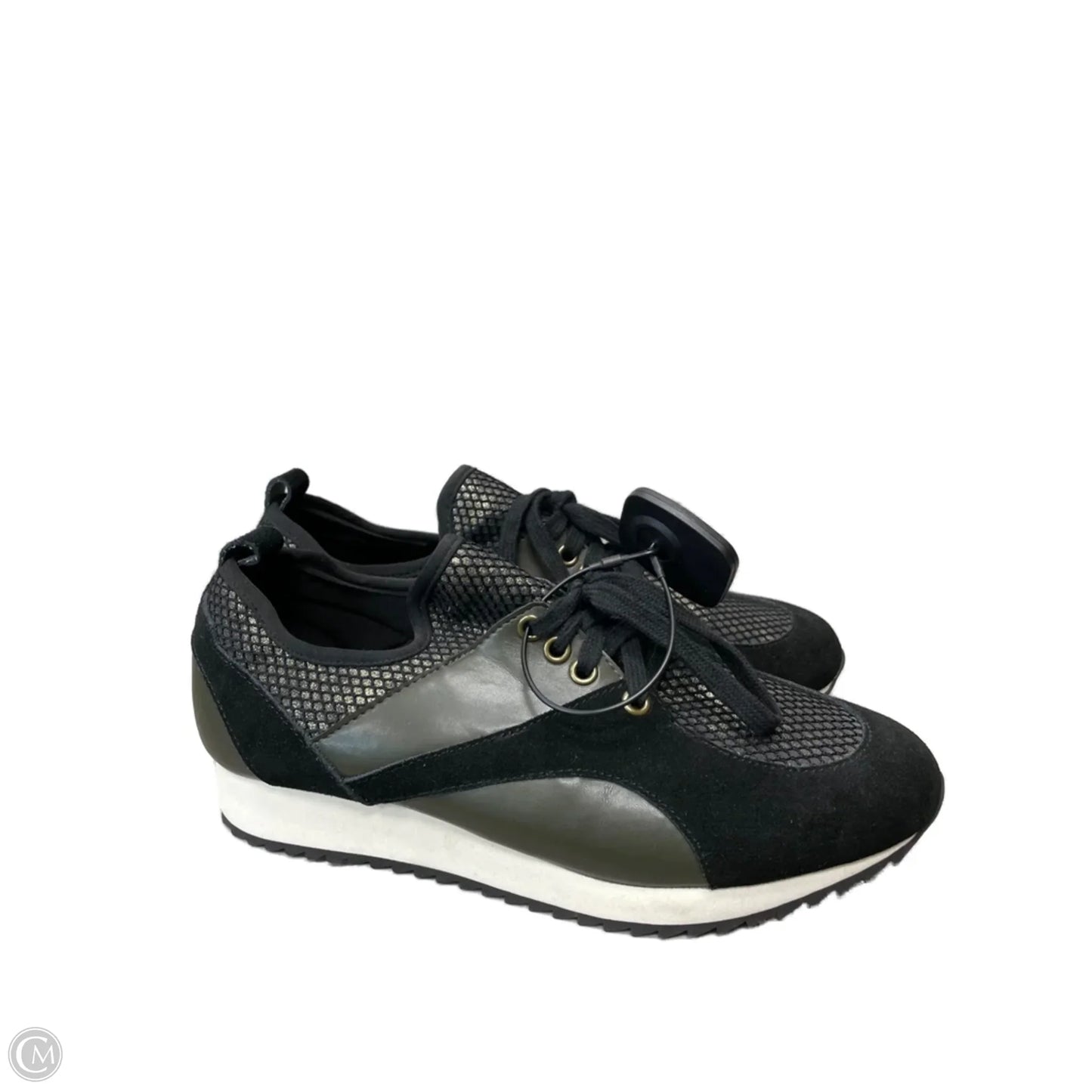 Shoes Sneakers By Clothes Mentor In Black & Green, Size: 9