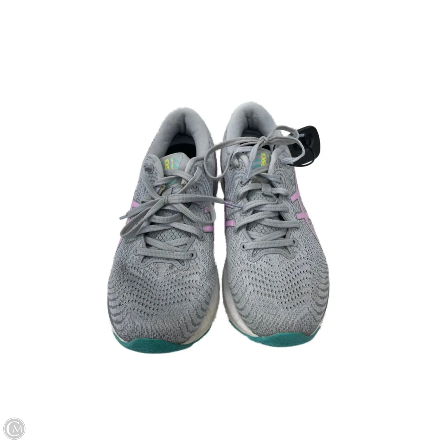 Shoes Athletic By Asics In Grey & Purple, Size: 9