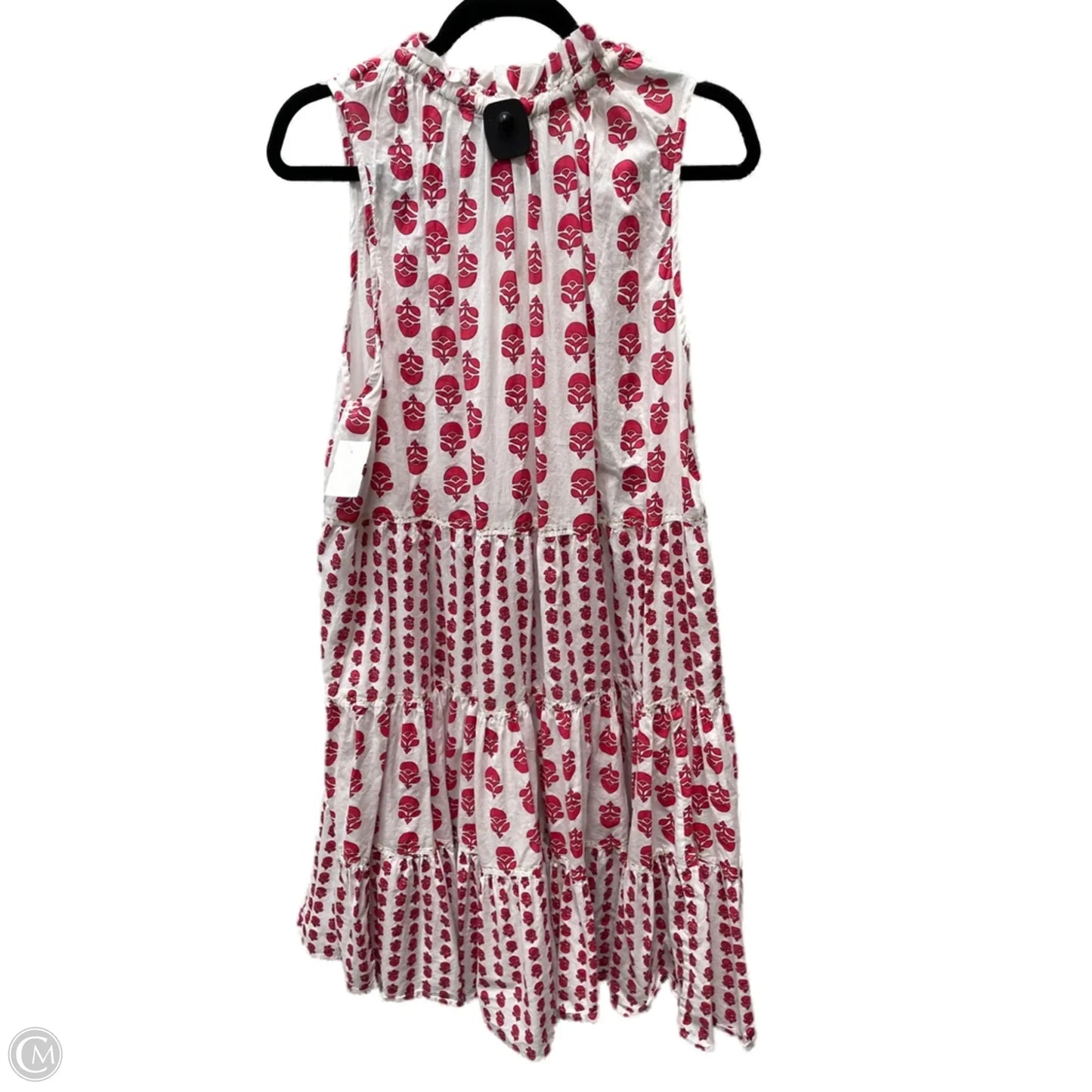 Dress Casual Short By Chelsea And Theodore In Red & White, Size: 2x