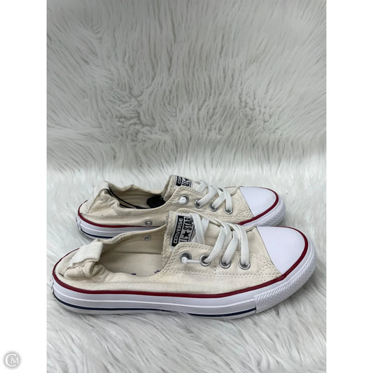 Shoes Sneakers By Converse In Cream, Size: 9