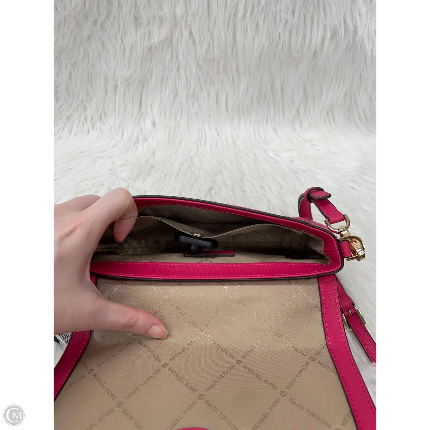 Crossbody Designer By Michael Kors, Size: Medium