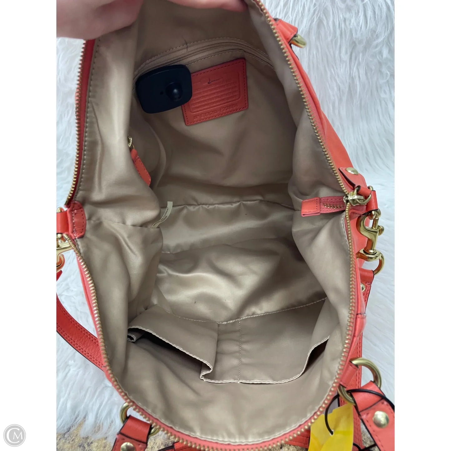 Handbag Designer By Coach, Size: Large