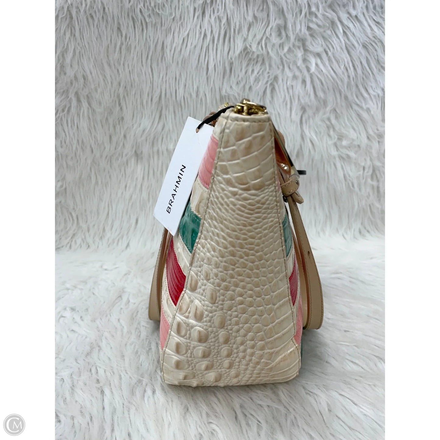 Handbag Designer By Brahmin, Size: Medium