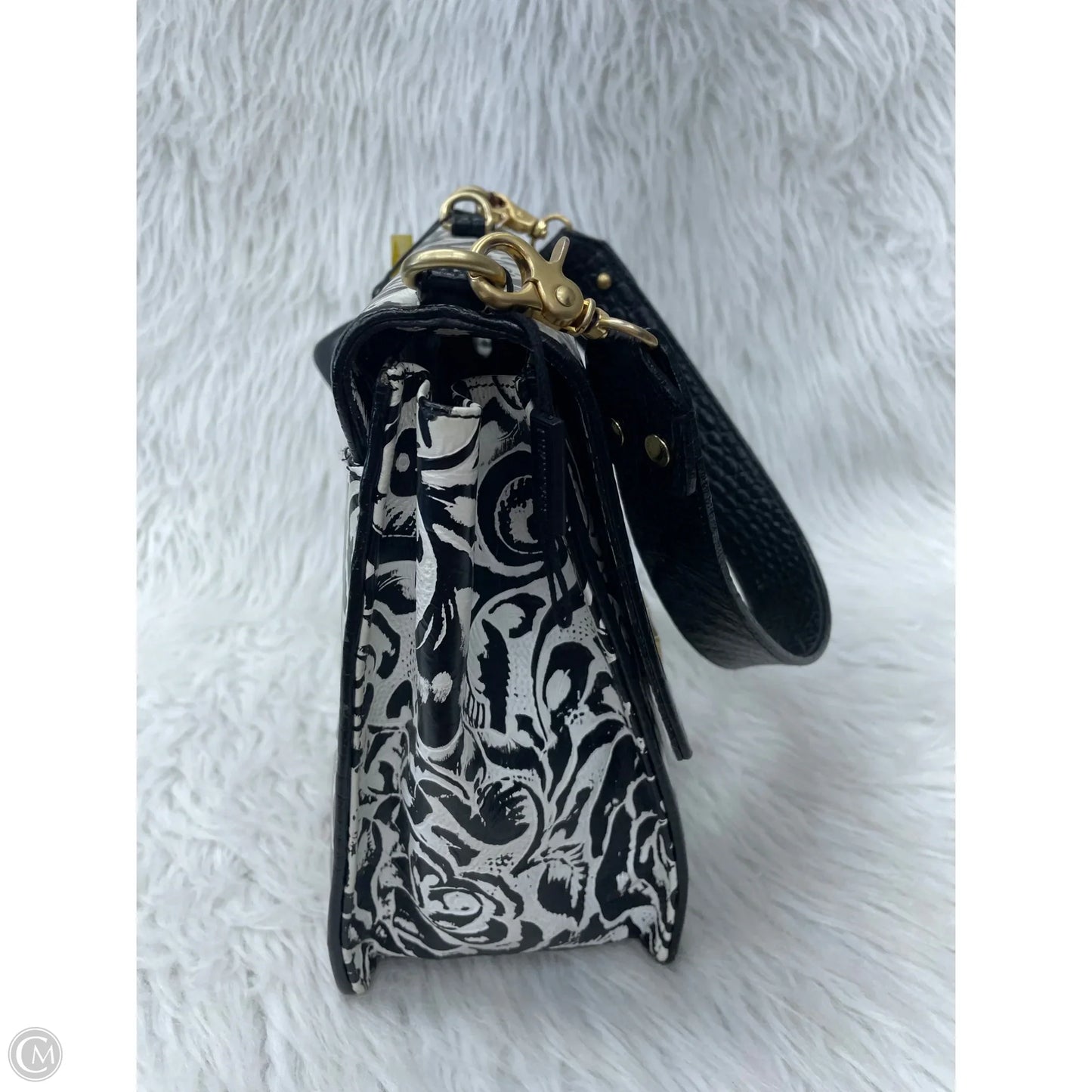 Handbag Designer By Brahmin, Size: Medium