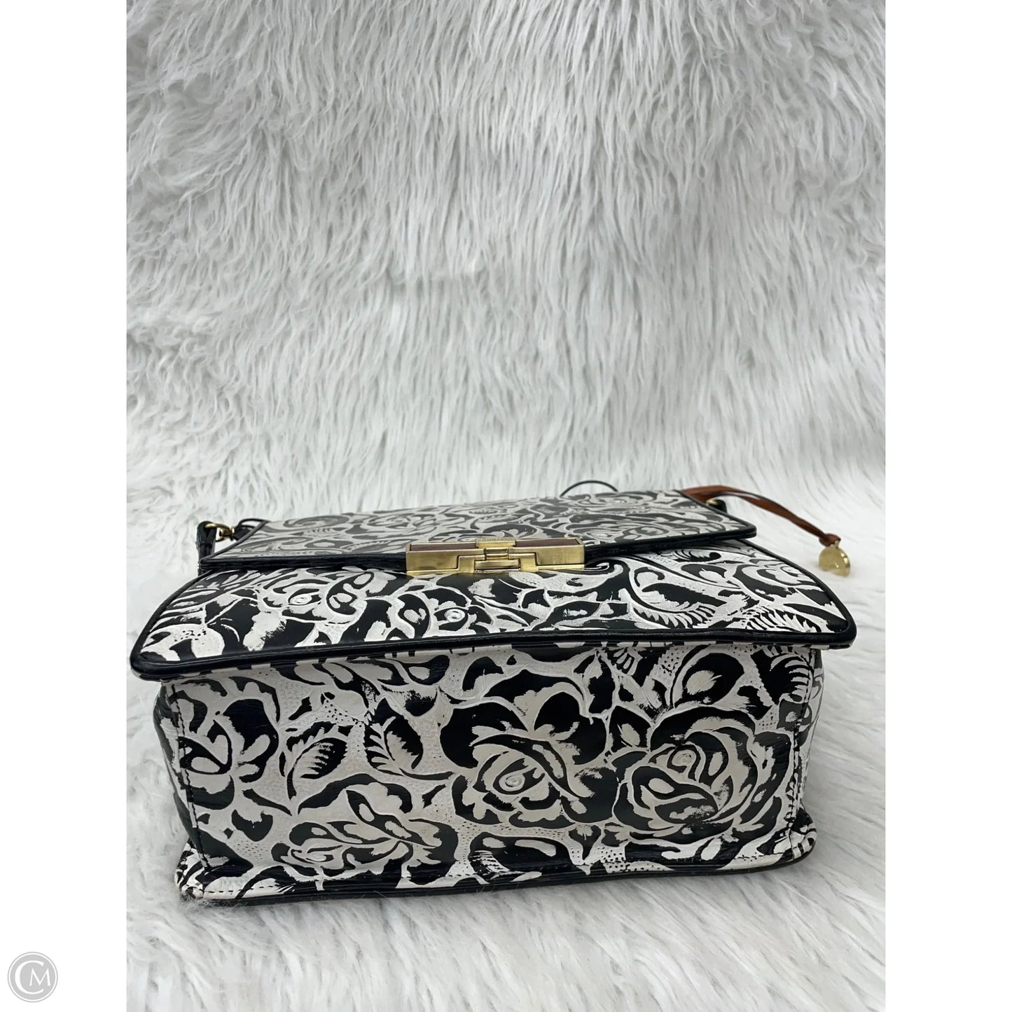 Handbag Designer By Brahmin, Size: Medium