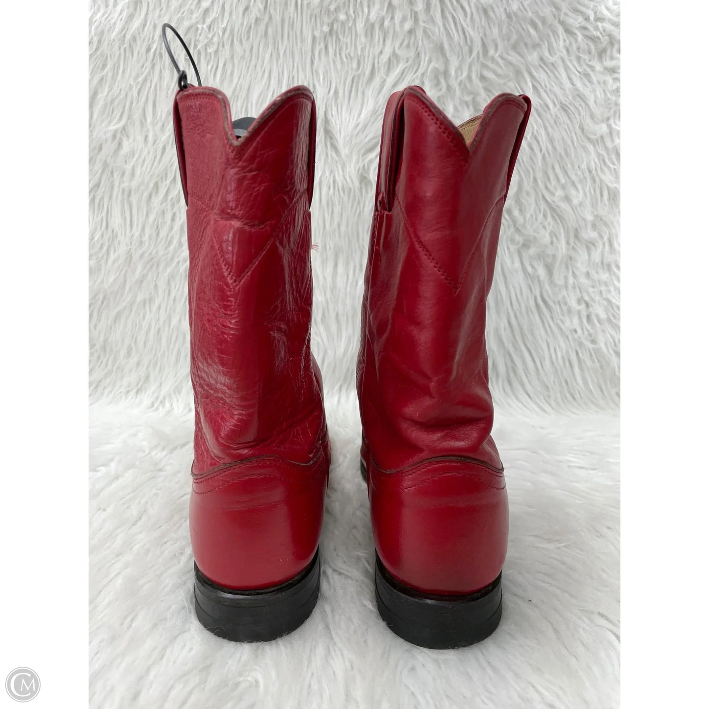 Boots Western By Justin In Red, Size: 9