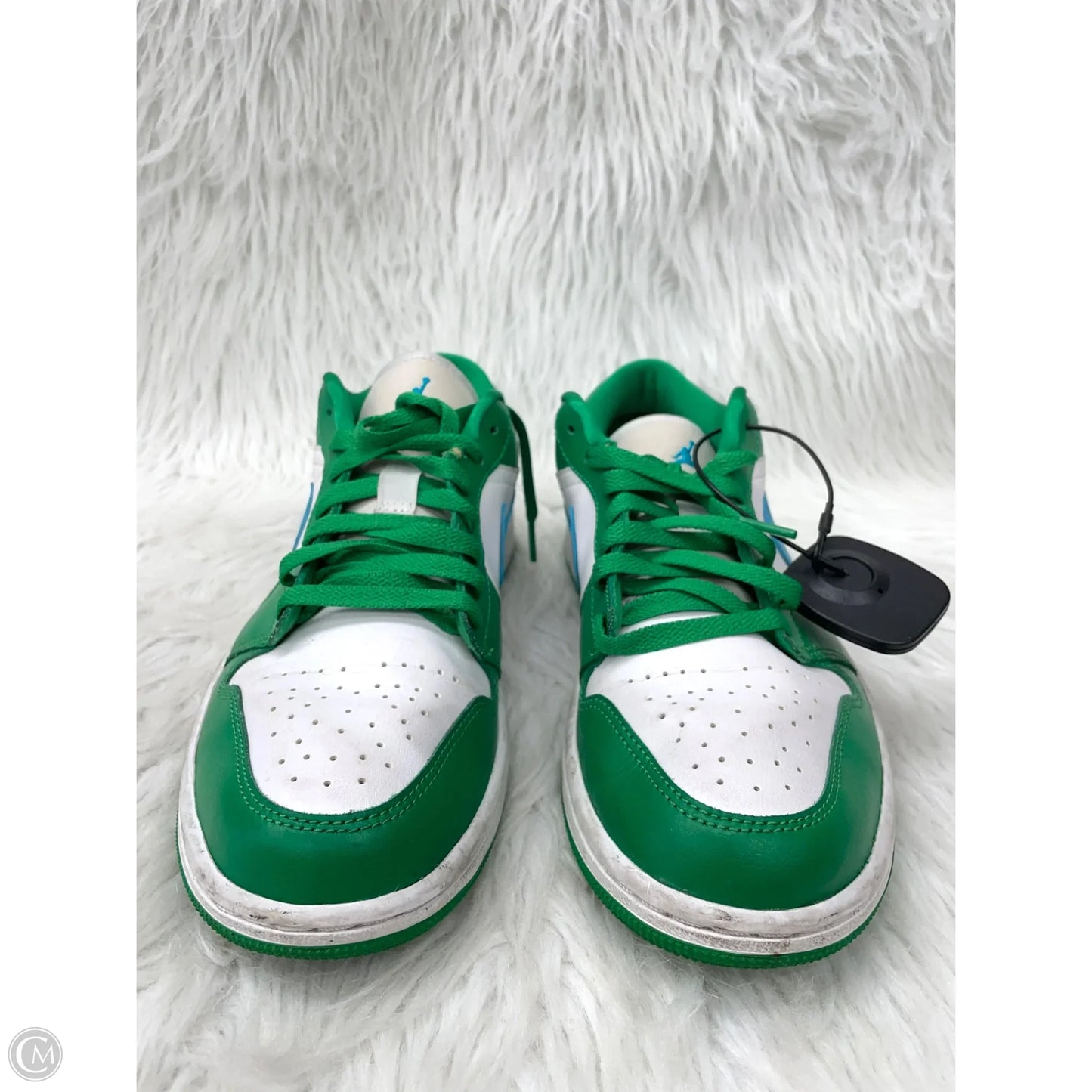 Shoes Sneakers By Nike In Blue & Green, Size: 9