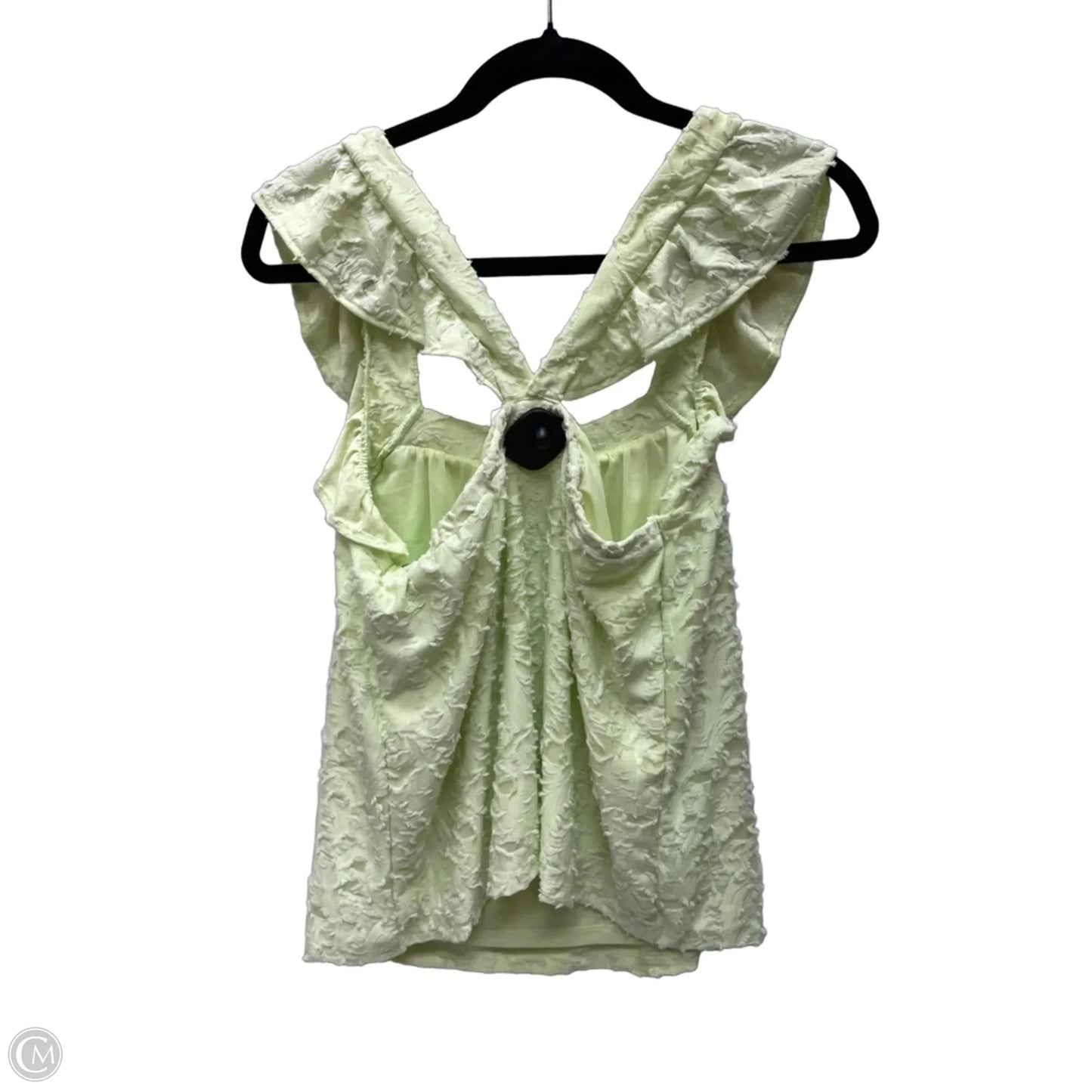 Top Sleeveless By Lc Lauren Conrad In Green, Size: M