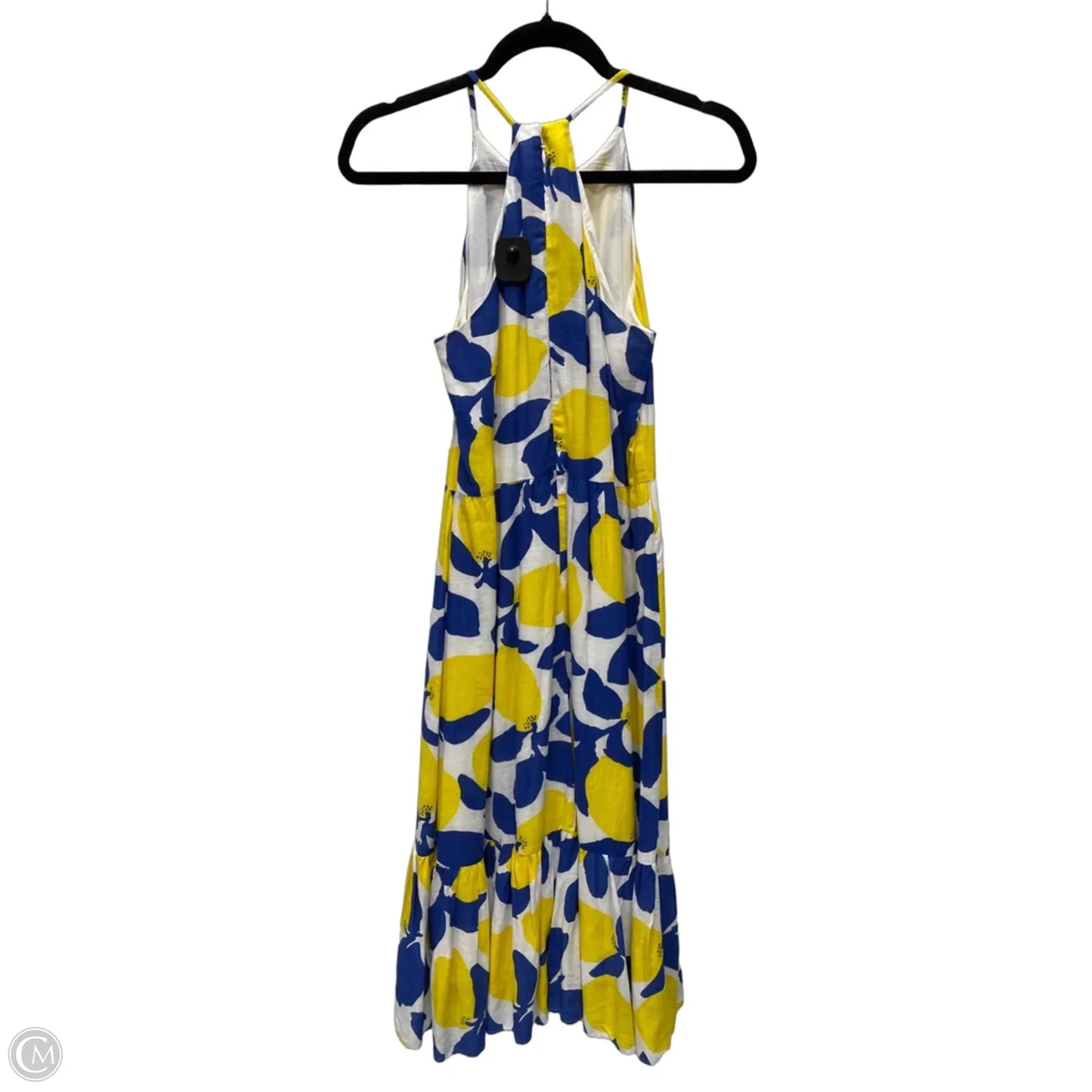 Dress Casual Short By Loft In Blue & Yellow, Size: Xs