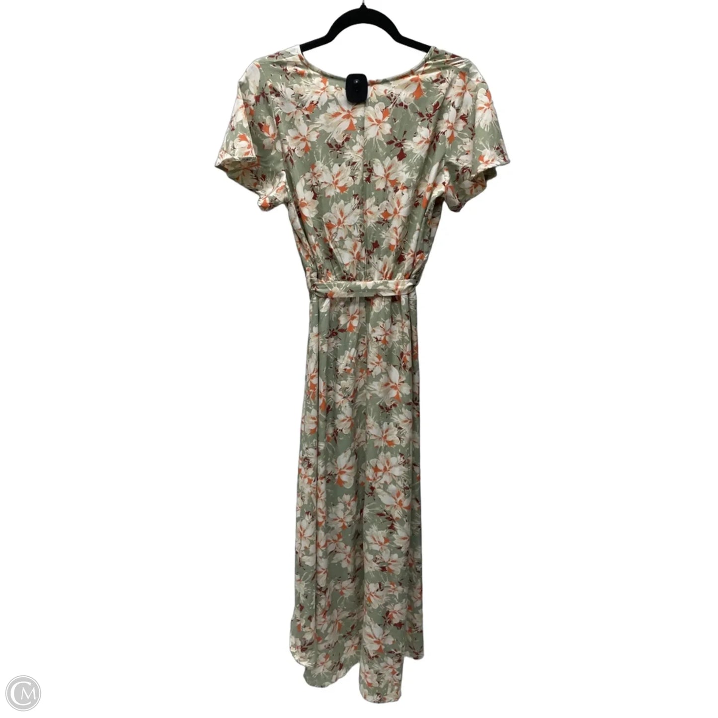 Dress Casual Midi By Clothes Mentor In Floral Print, Size: M