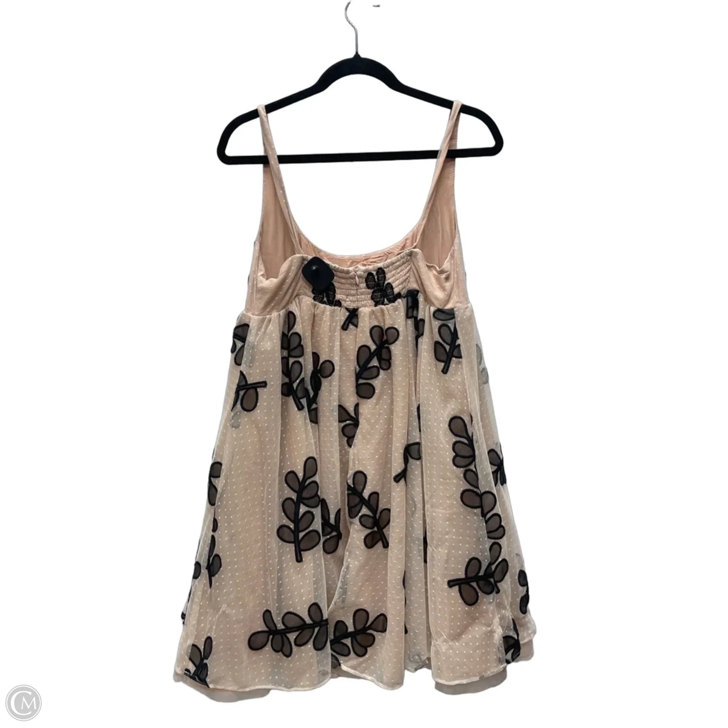 Dress Party Short By Anthropologie In Black & Tan, Size: M