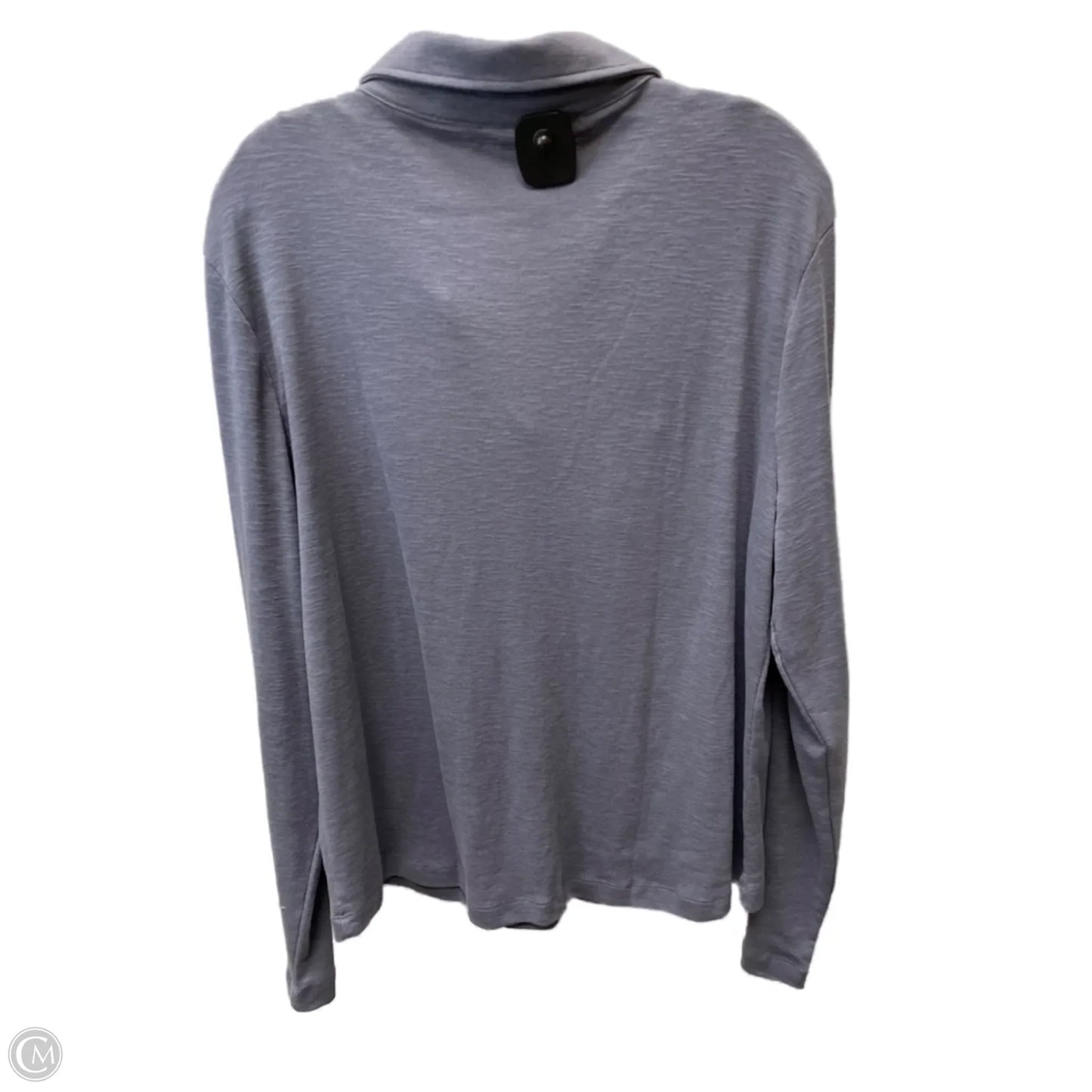 Top Long Sleeve By Sonoma In Grey, Size: 1x
