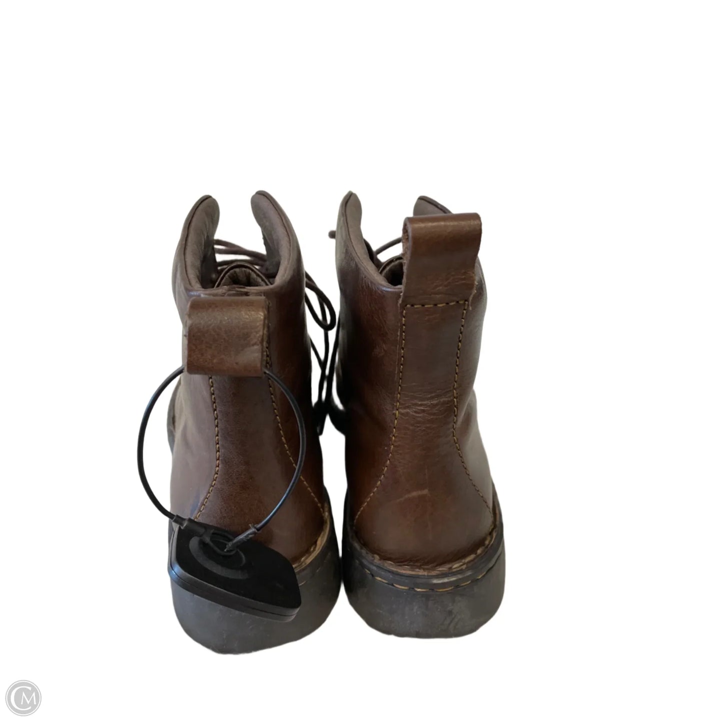 Boots Leather By Born In Brown, Size: 8.5