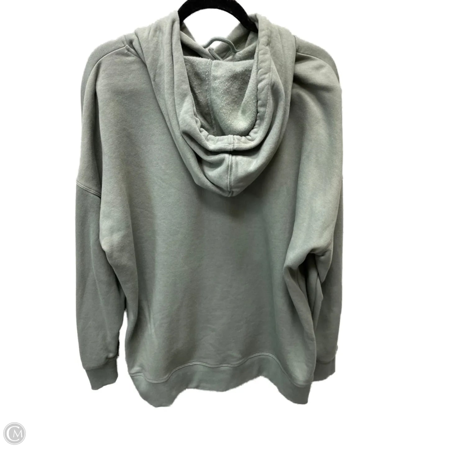 Sweatshirt Hoodie By Reebok In Green, Size: 2x