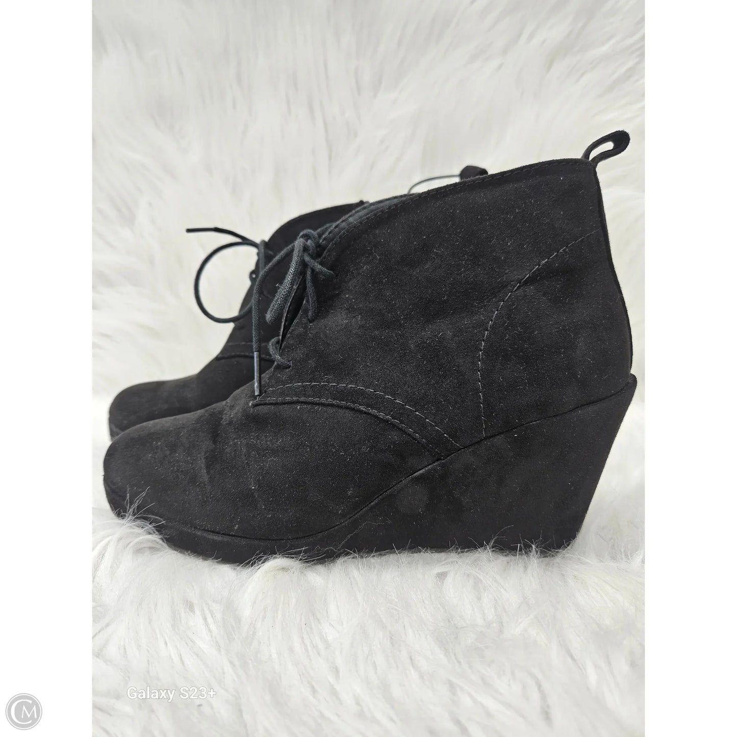 Shoes Heels Wedge By Dolce Vita In Black, Size: 8.5