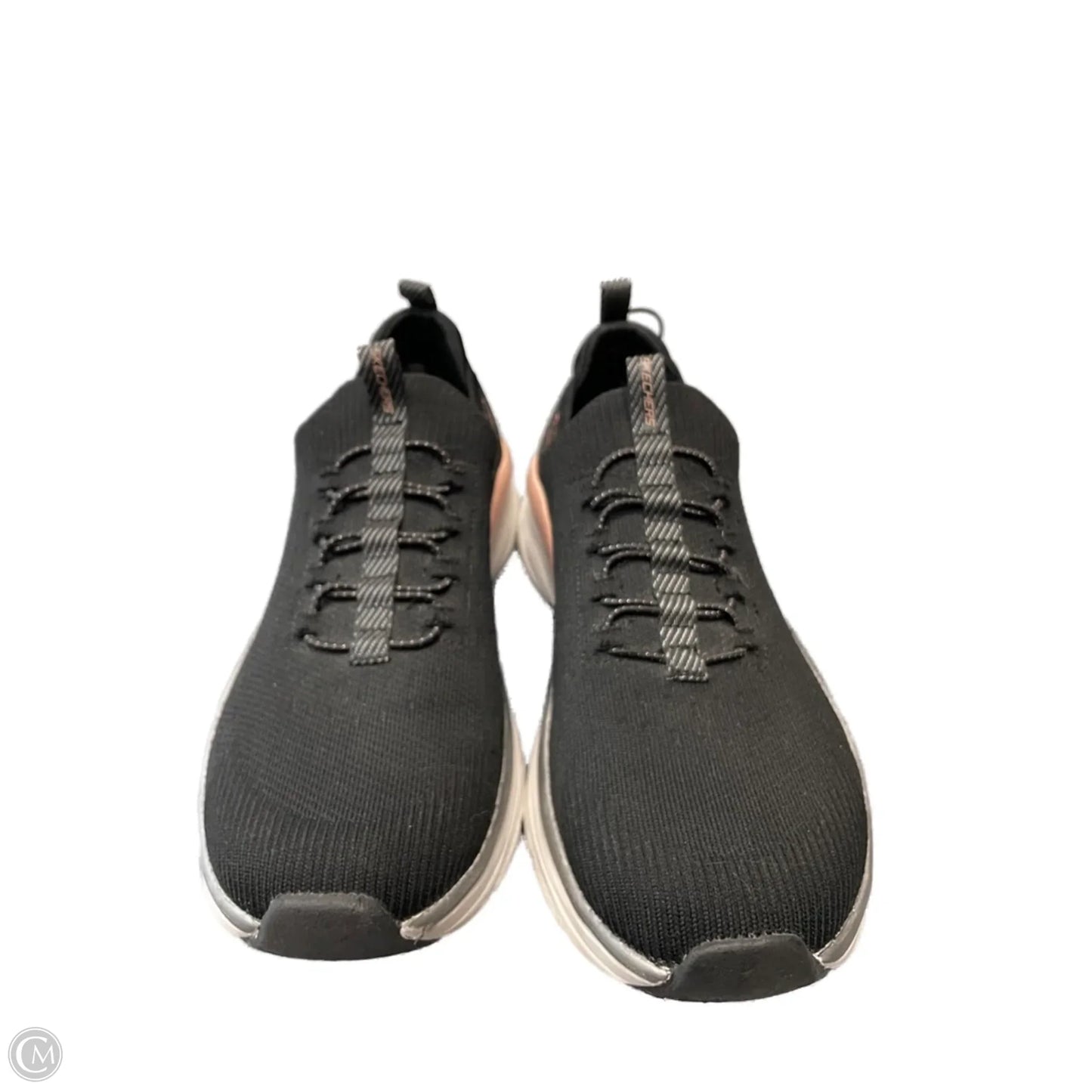 Shoes Athletic By Skechers In Black & Pink, Size: 8.5