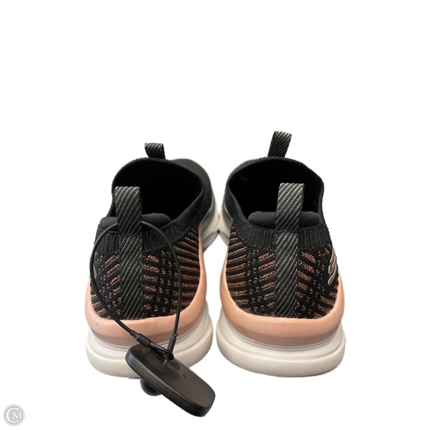 Shoes Athletic By Skechers In Black & Pink, Size: 8.5