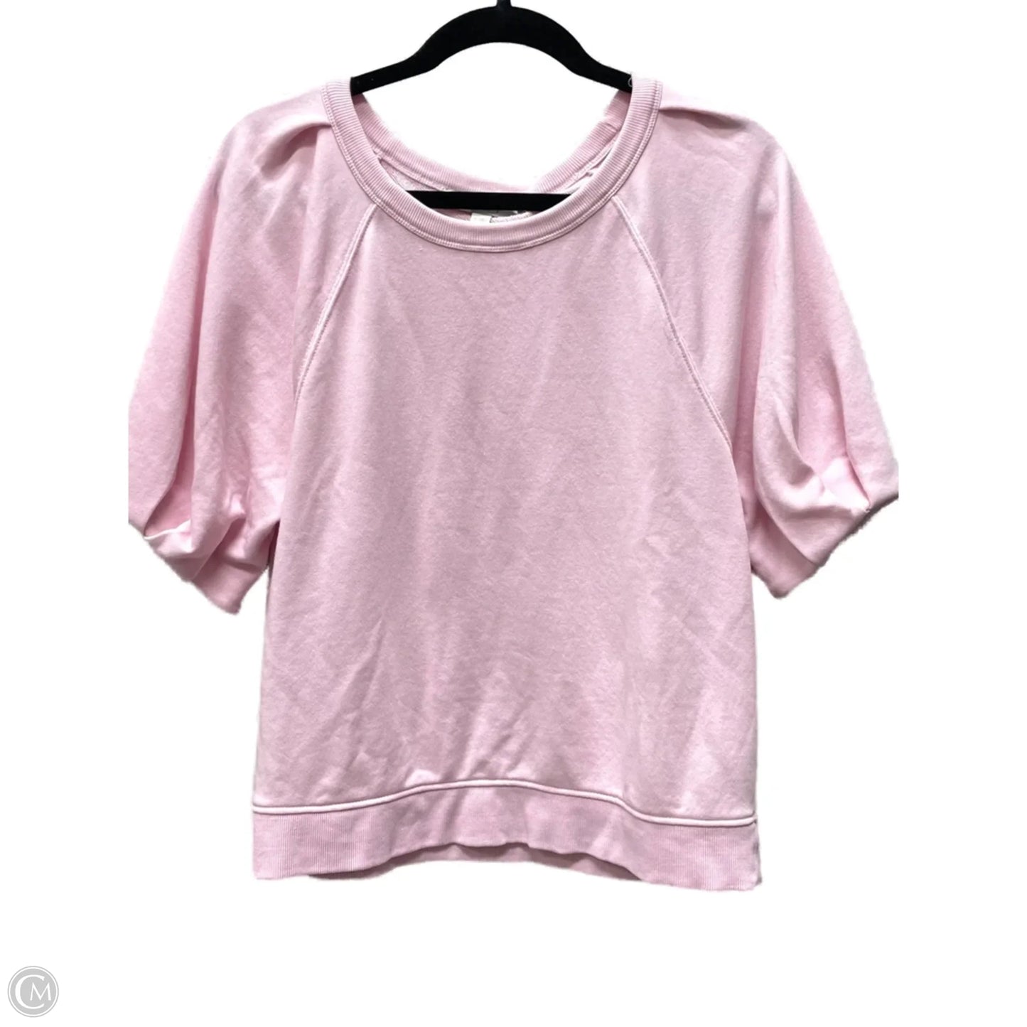 Top Short Sleeve By Loft In Pink, Size: S