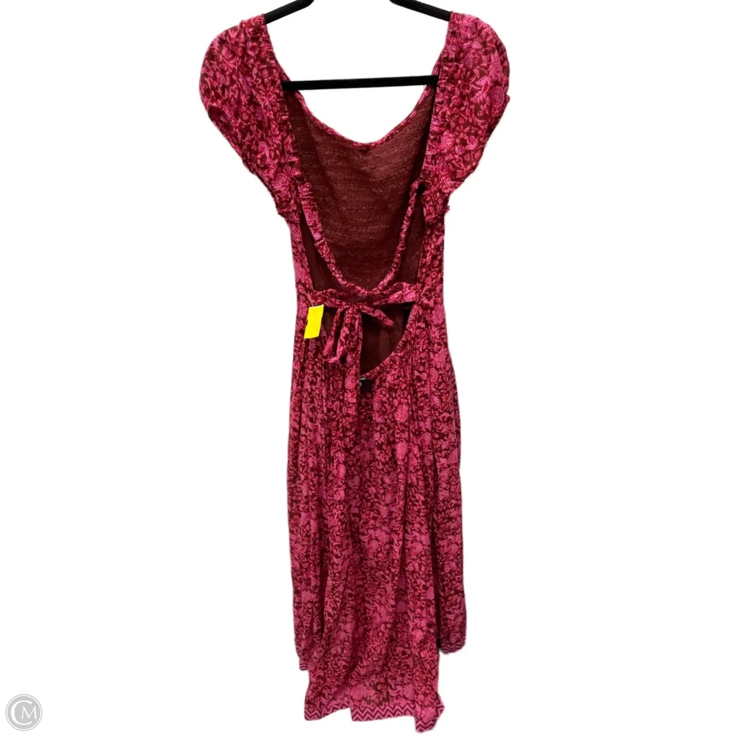Dress Casual Maxi By Free People In Brown & Pink, Size: L